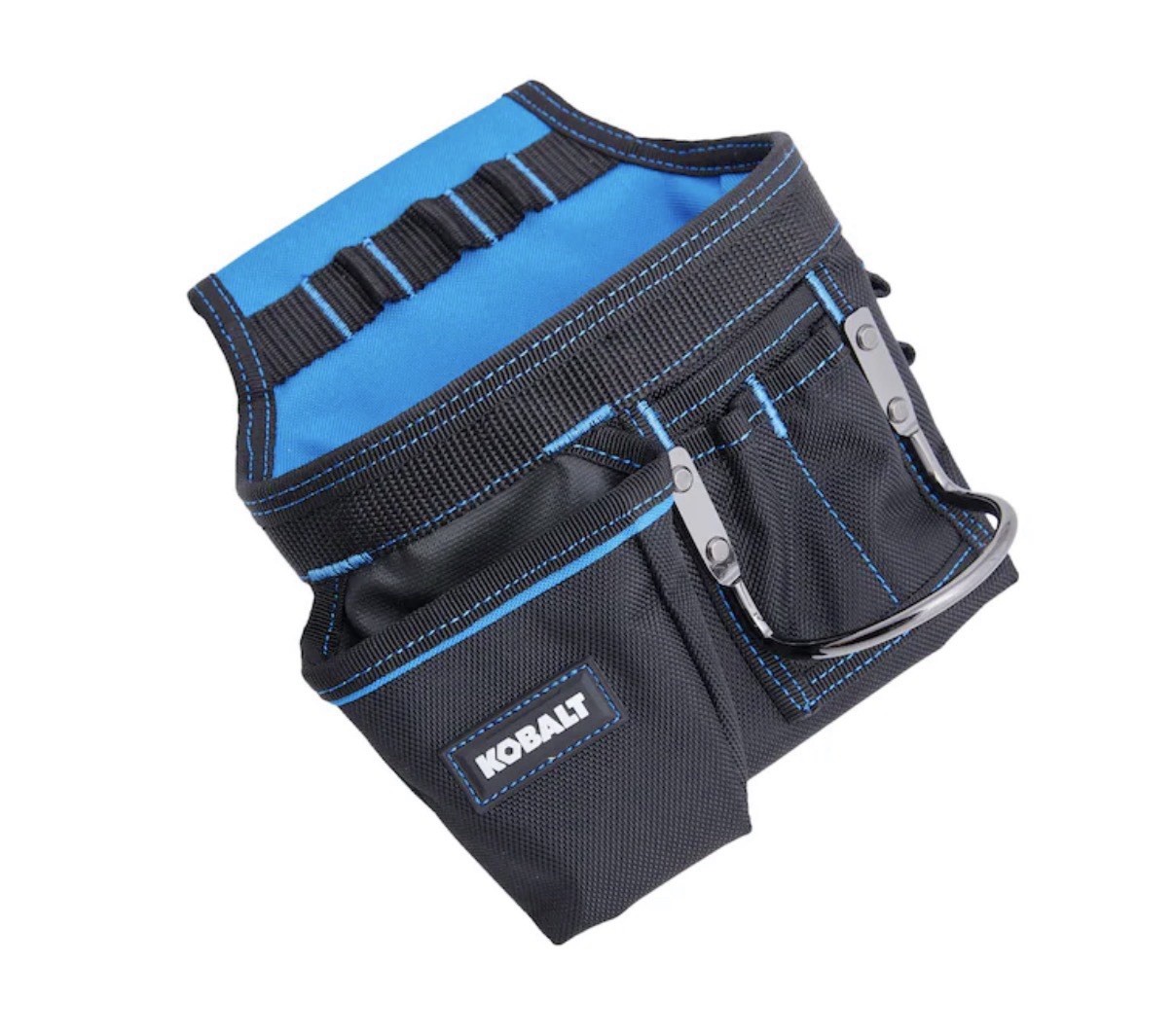 Kobalt Tool Pouch Black/Blue Fabric with Tool Loops, 1 Item