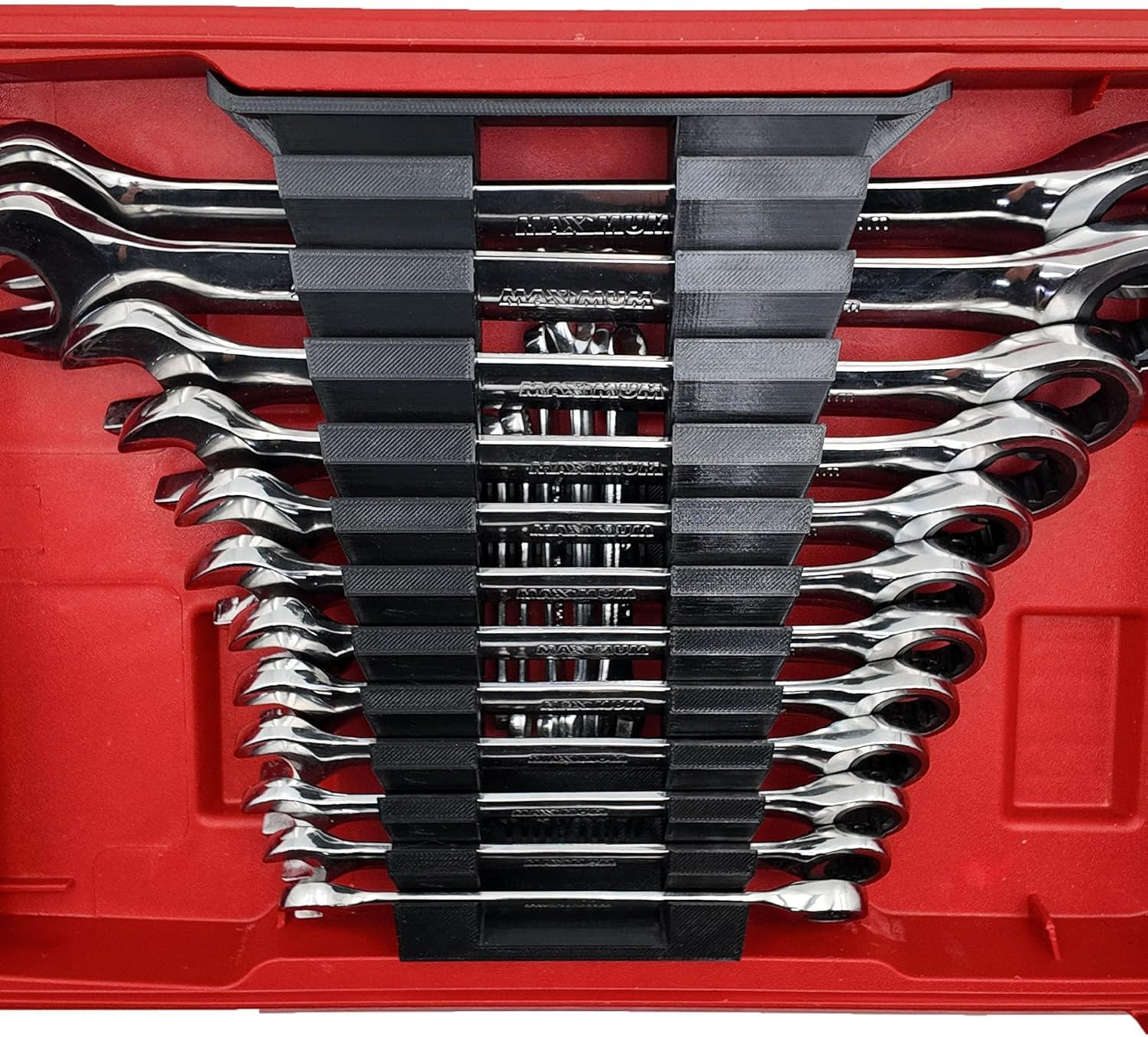 Wrench Liner and Insert for Milwaukee Packout Slim Storage Organizer