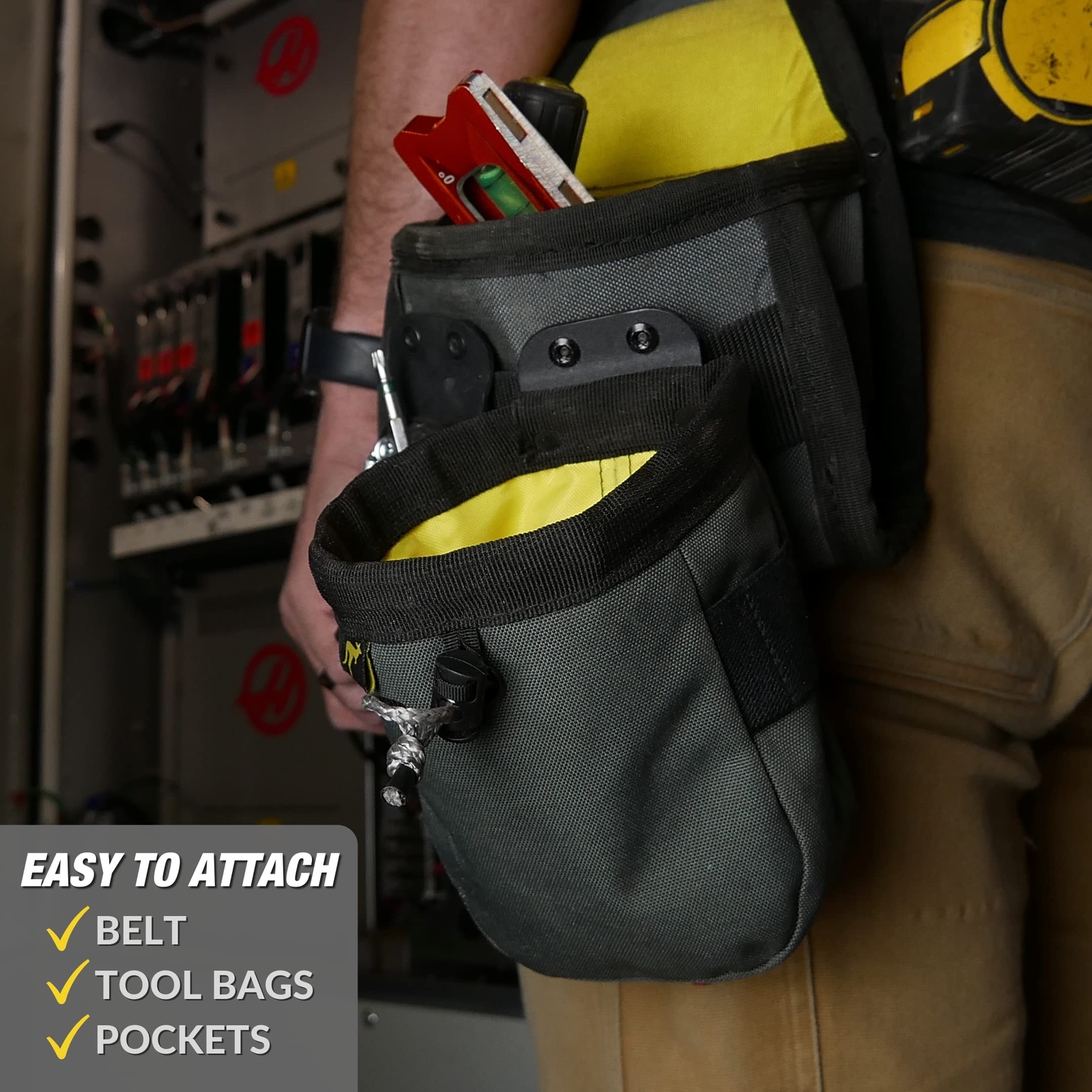 Joey Pouch | Clip-On Tool Belt Bag for Tools, Screws, and Nails – Great for a…