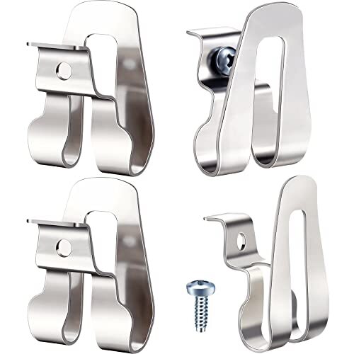 Belt Clip Hook Screw Replacement For Milwaukee Impact Driver Drill Holder 4 Pack