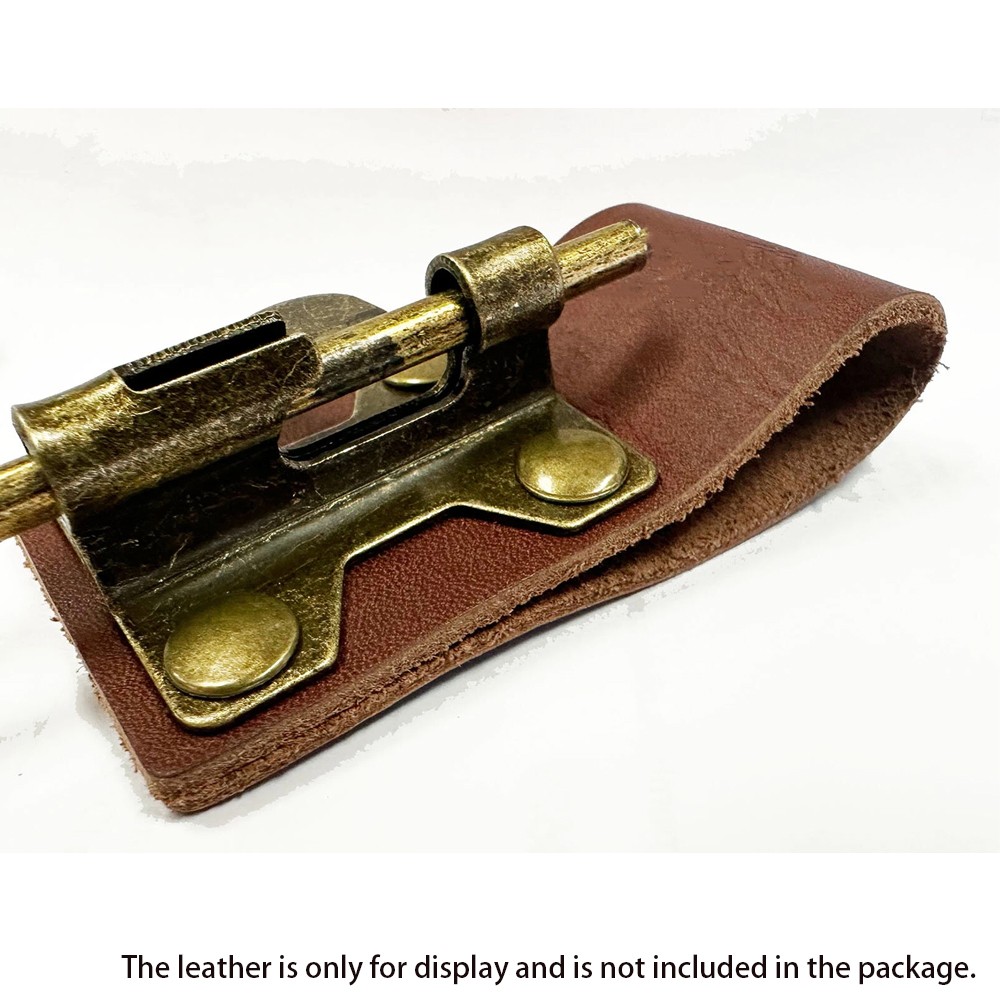 2pcs Leather Metal Float Tool Hook Trowel Hanger Drill Carrier for Belt Carry