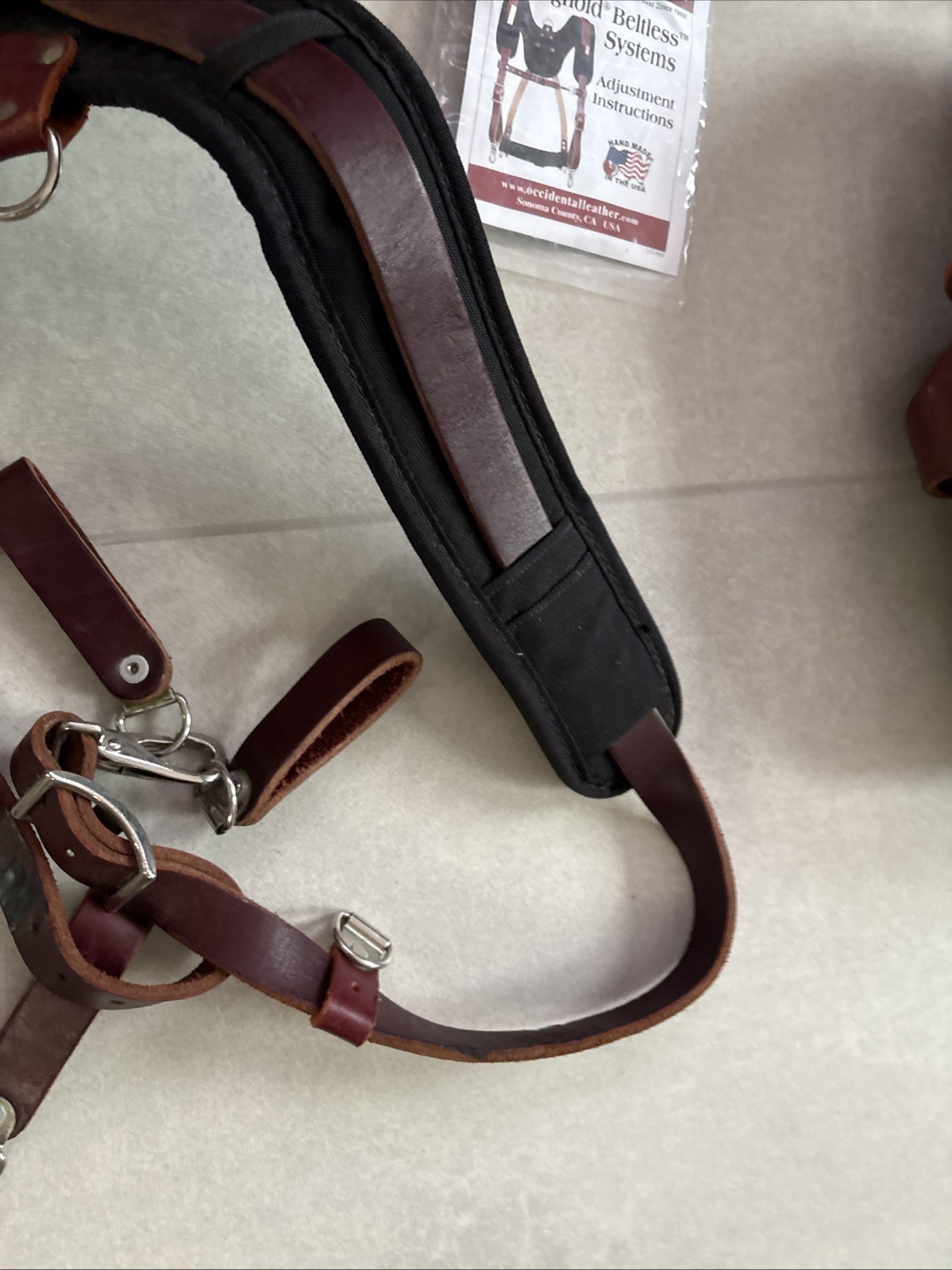 Occidental Leather 8580 FatLip Tool Bag Set and Suspenders – XL