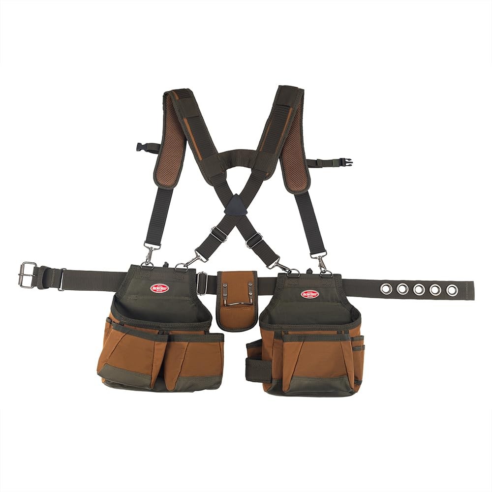 Airlift Tool Belt With Suspenders Tool Belts Original Series 50100 With 12 Poc