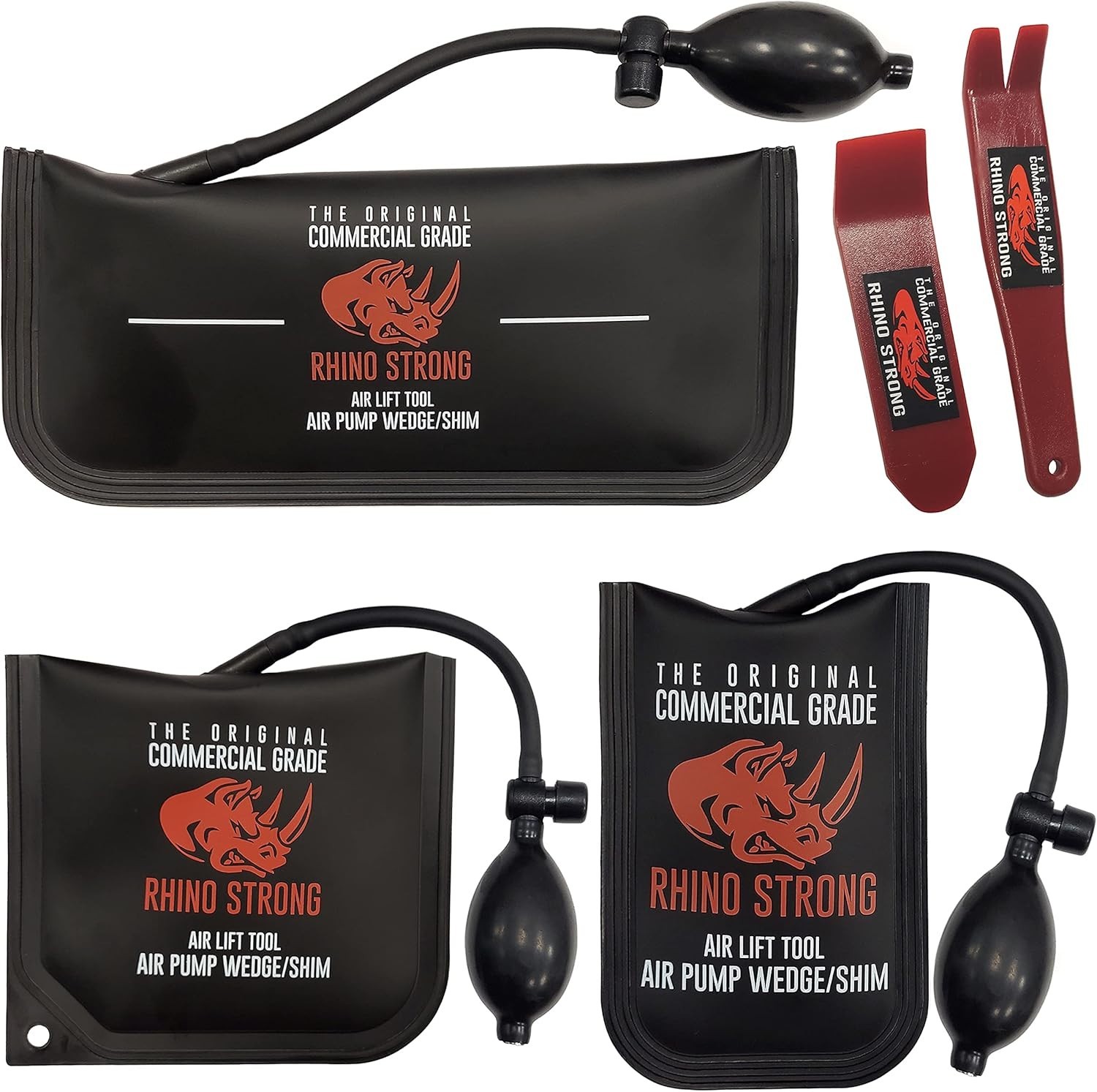 Commercial Grade Air Wedge Bag Pump Kit Small Medium Large