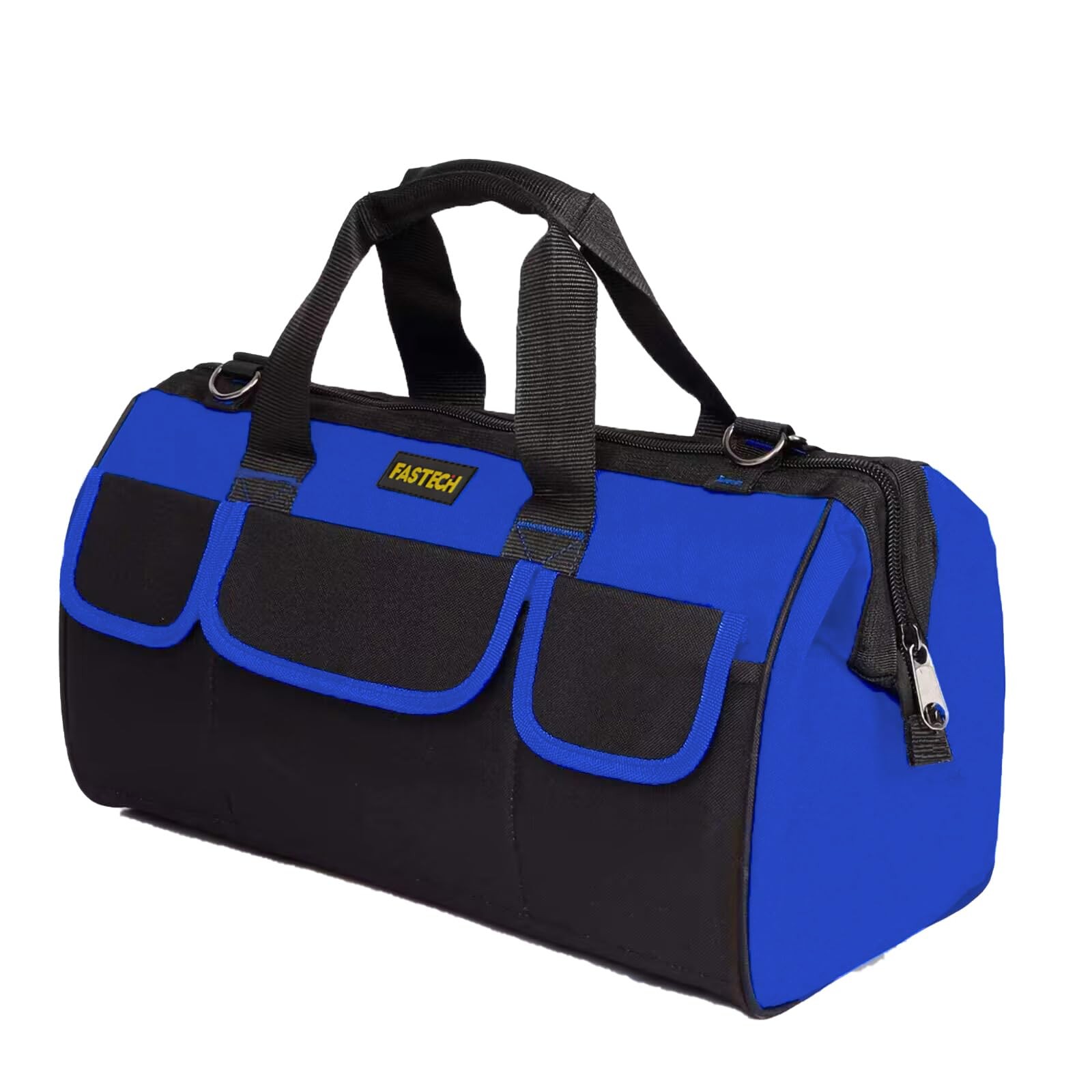 20 Inch Heavy Duty Wide Mouth Tool Bag Storage Carrier Organizer With Pockets
