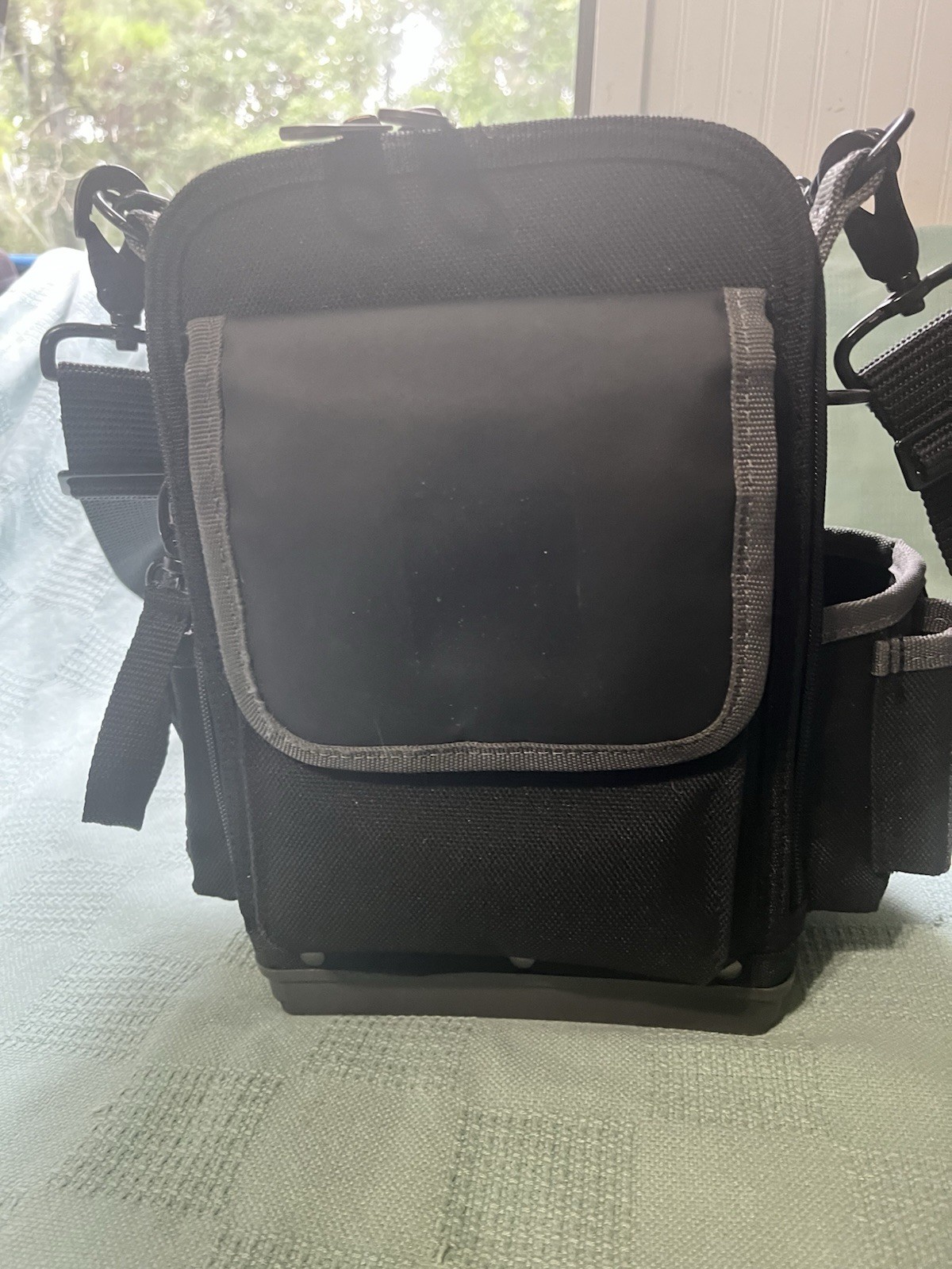 VETO PRO PAC Tech Series Hard Base Tool Bag Shoulder Strap Gray/Black