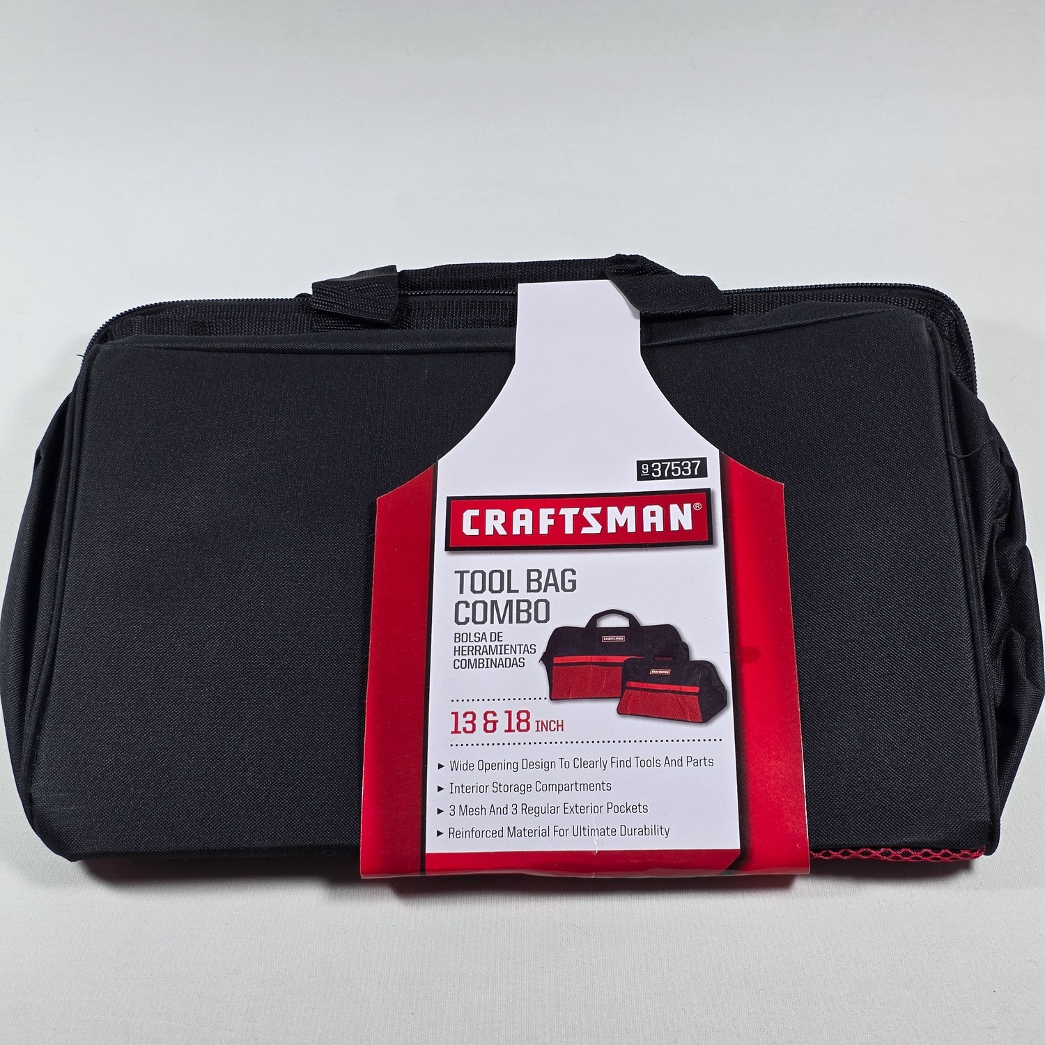 Craftsman 13″ and 18″ Tool Bag Combo Wide Opening Item 37537 Brand New Old Stock