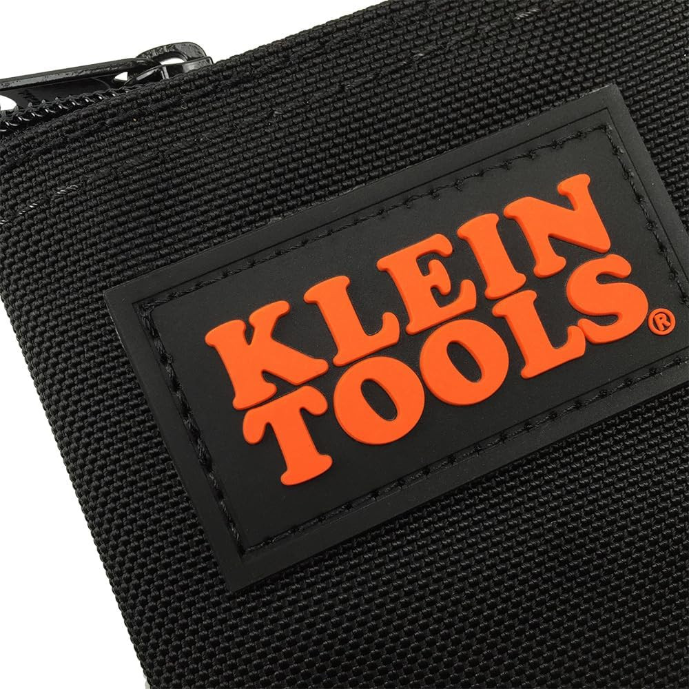 Klein Tools 5139B Zipper Bag, Cordura Nylon Tool Pouch with Heavy-Duty Nylon Zip
