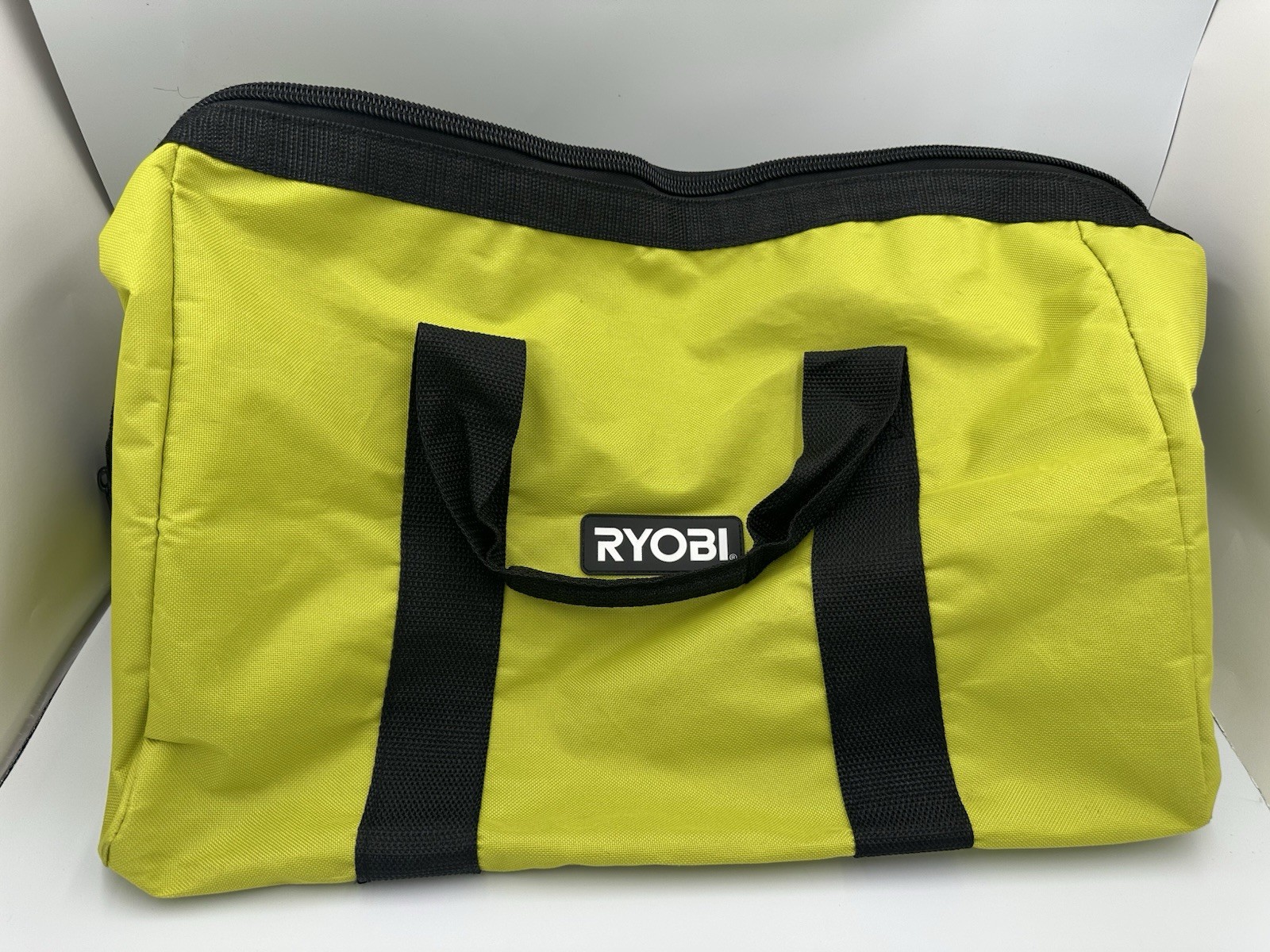 RYOBI Green 18″ x 14″ x 12″ Wide-Mouth Collapsible Contractor Tool Bag