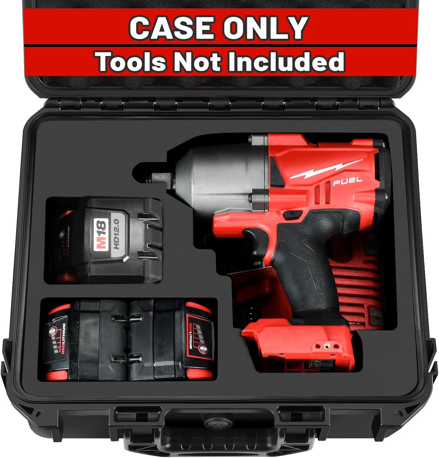 Milwaukee Impact Case for M18 Torque Wrench Hard Waterproof Case | for Electrici