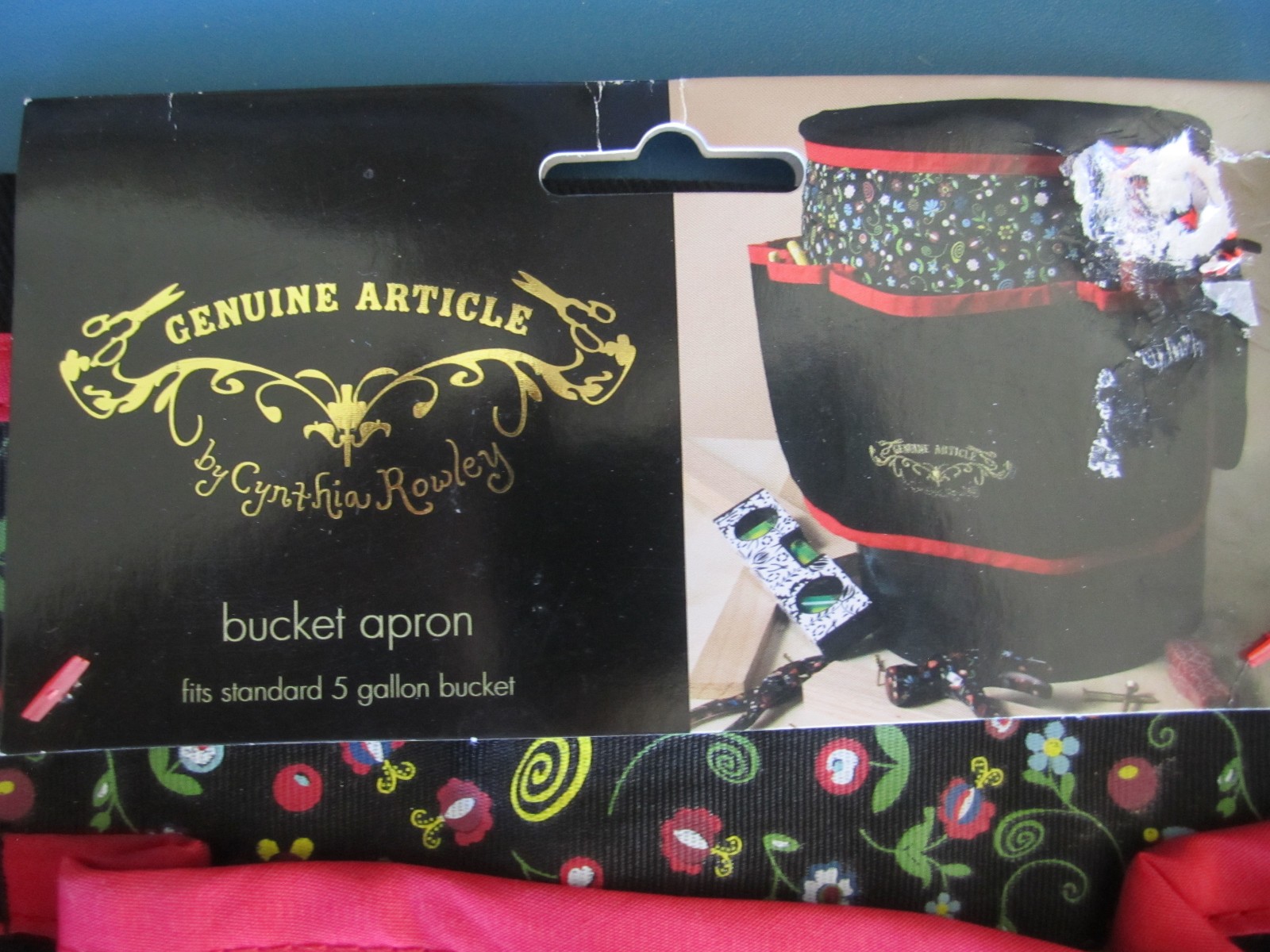 GARDEN Tool Organizer CADDY Pockets Fits to 3.5-5 Gallon Bucket cynthia rowley
