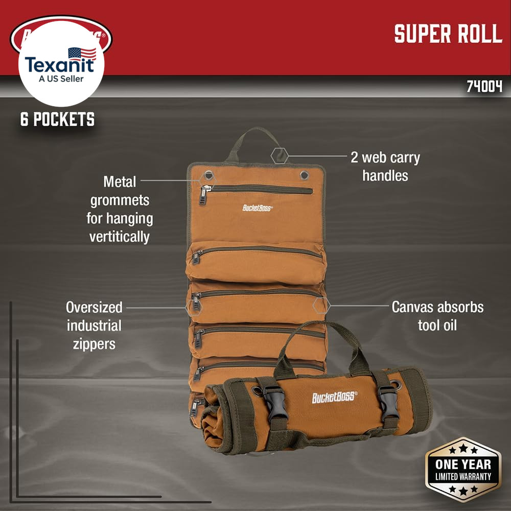 – Super Roll, Tool Bags – Original Series (74004) , Brown