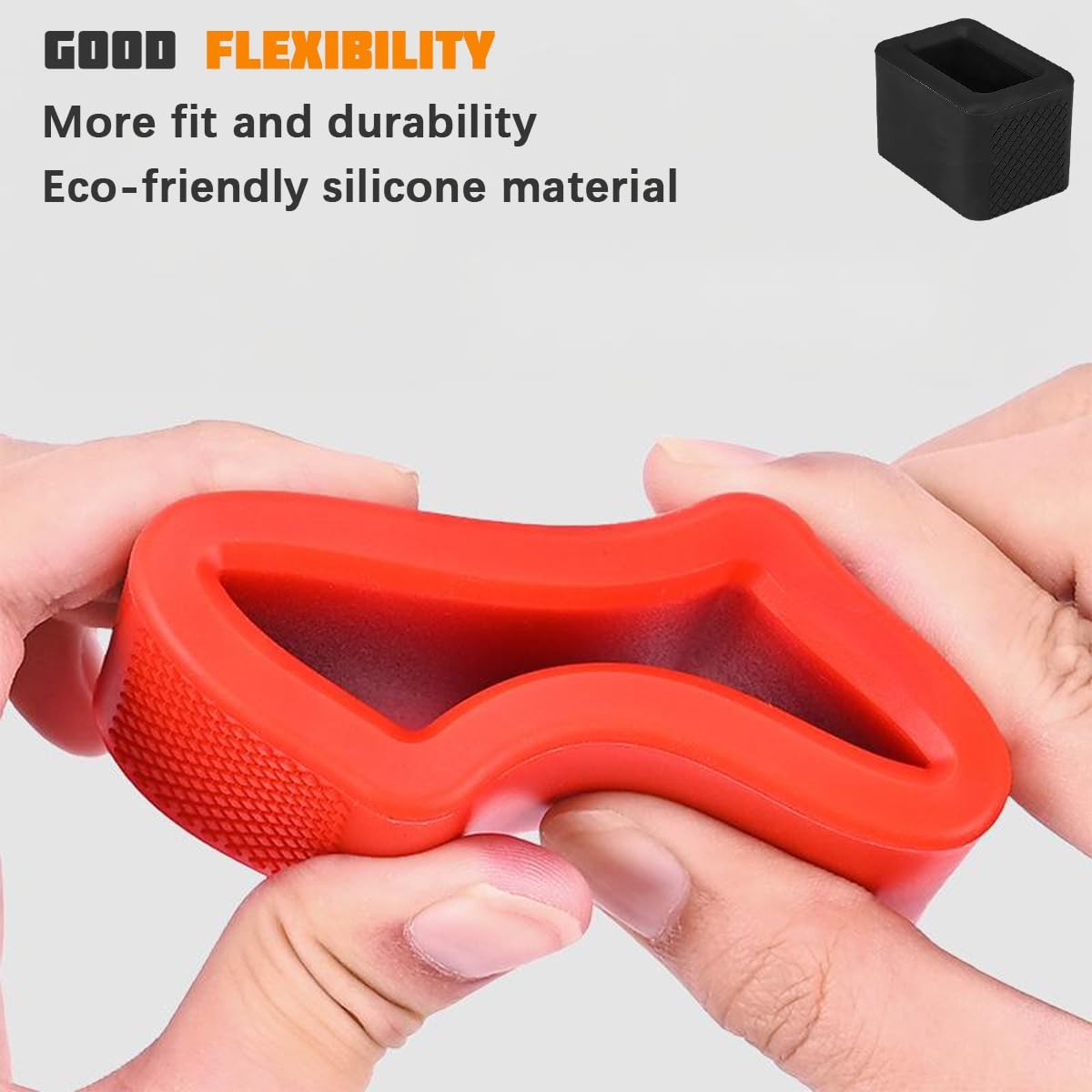 Ywdiml 2PCS Car Seat Belt Buckle Holder, Silicone Easy Access Vehicle Black