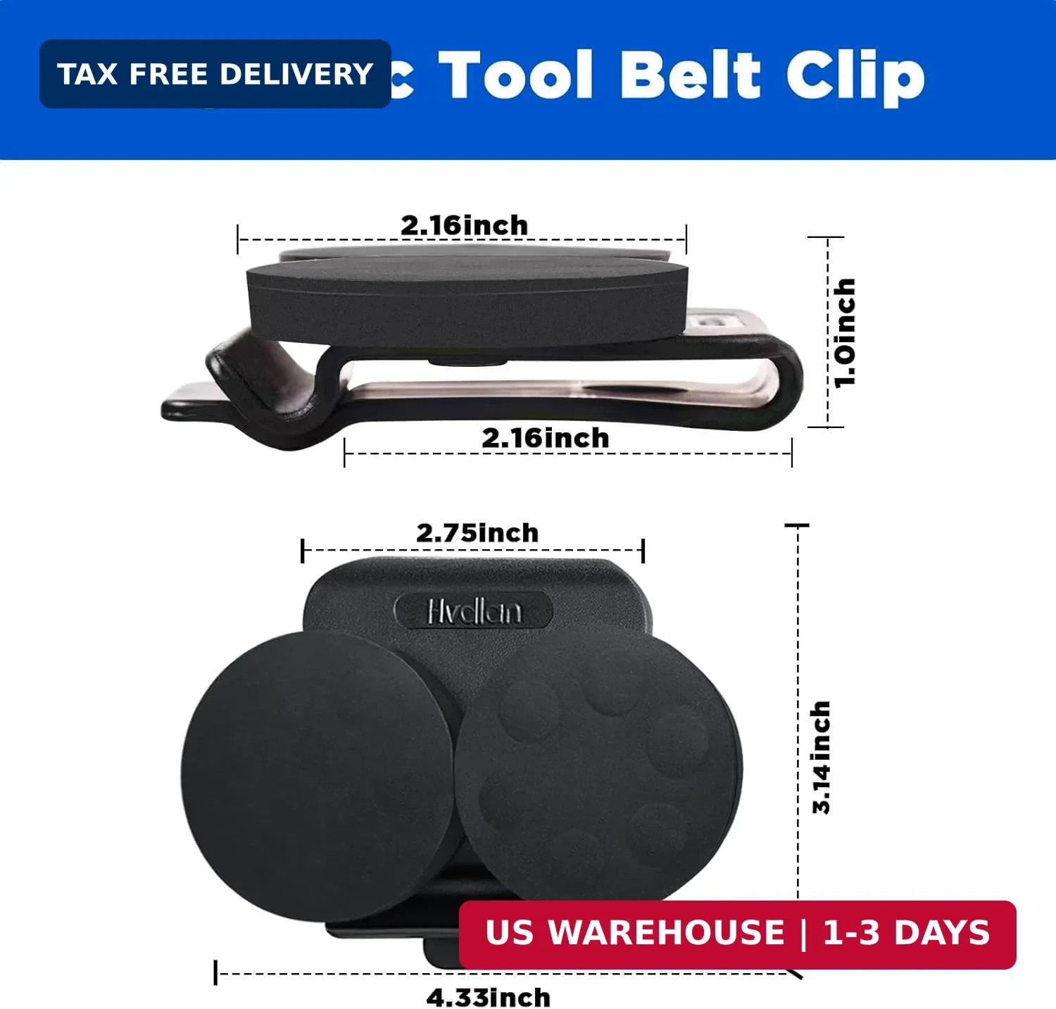 Magnetic Tool Holder，Heavy-Duty Magnetic Tool Holder for Belt Clip-On Belt Magne