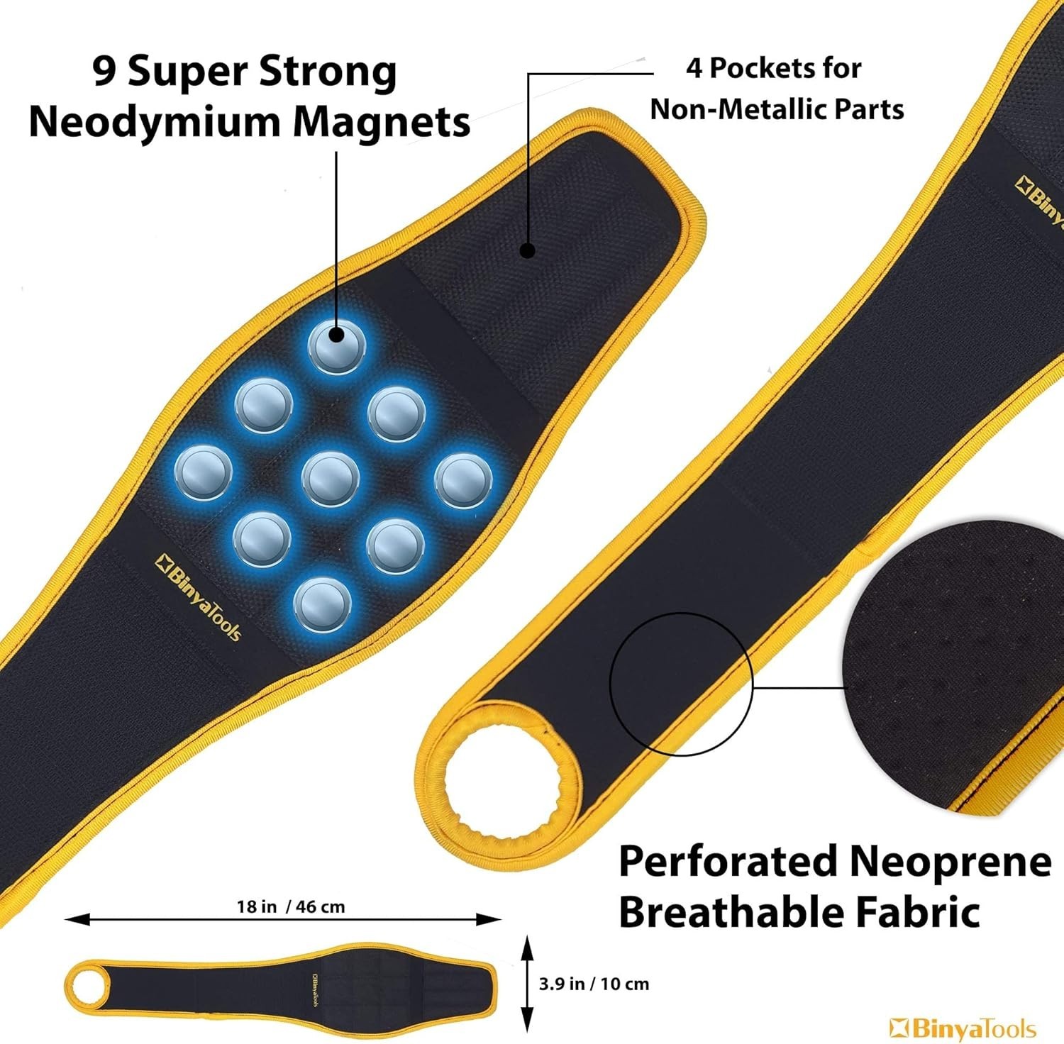 Lightweight Magnetic Tool Wristband – Perfect for Home Improvement Enthusiasts