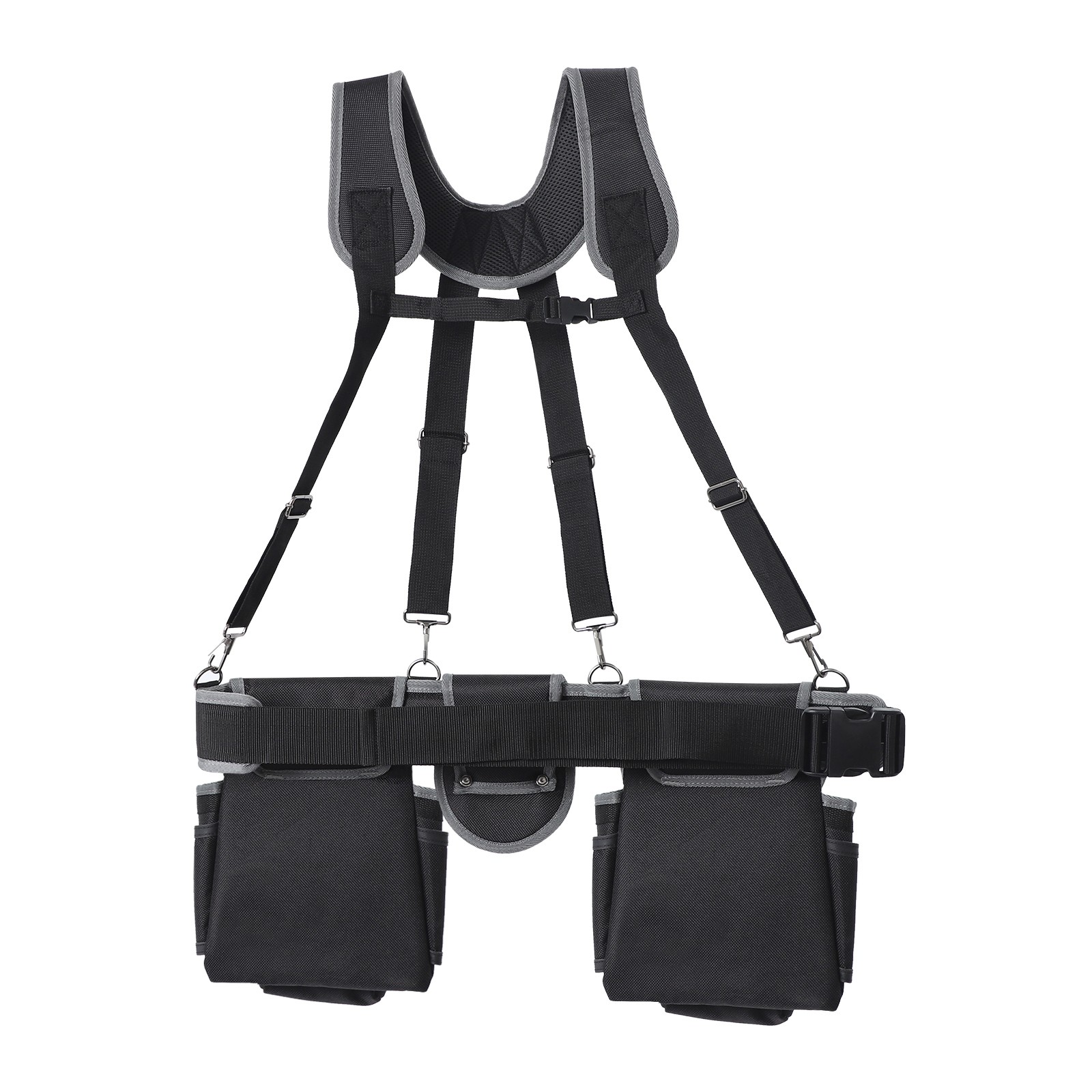 Tool Belt with Suspenders Multifunctional Electrician Tool Bag Heavy Duty Tool