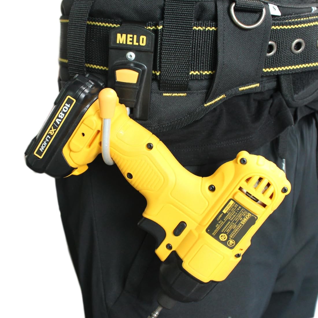 Cordless Drill Tool Belt Hook and Holster Tool Storage Holder with Drill Tool