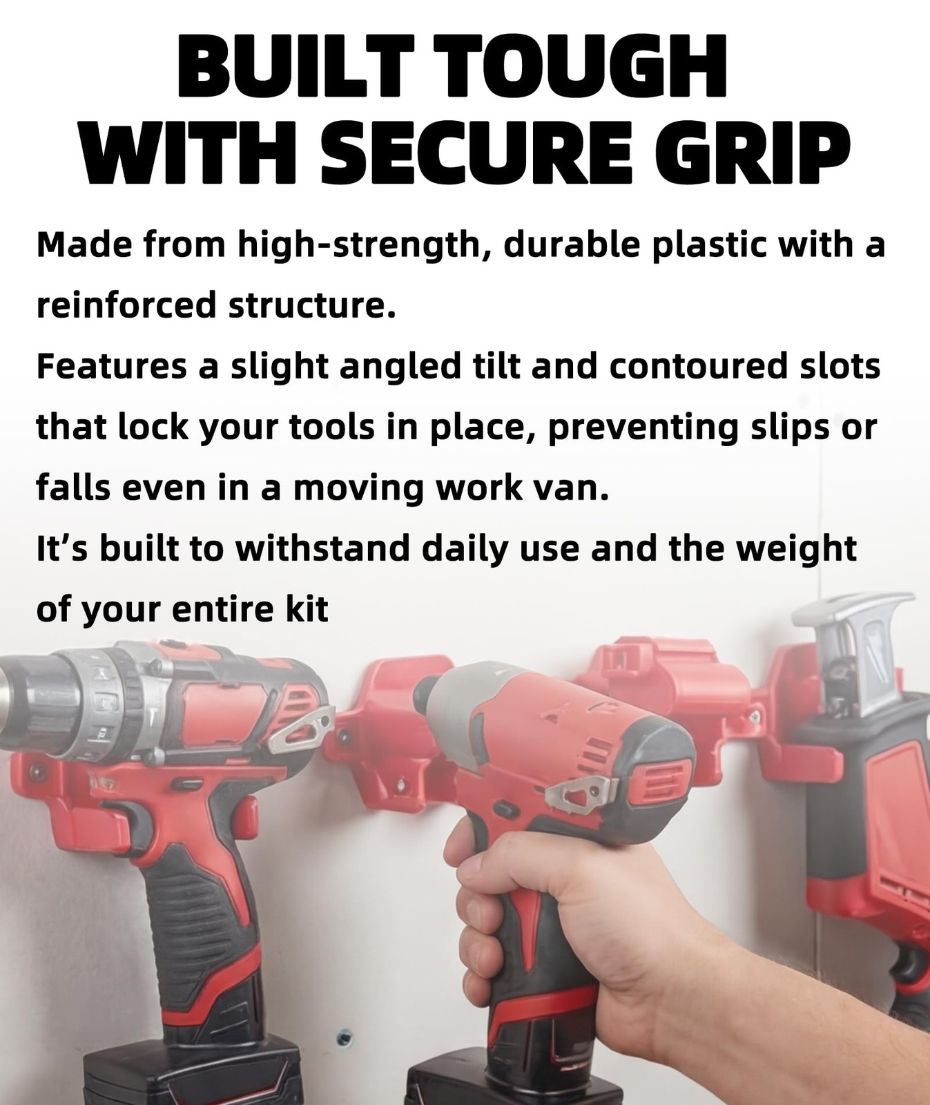Tool Holders and Battery Holder Wall Mount for Milwaukee M12 12V Tools – All-…