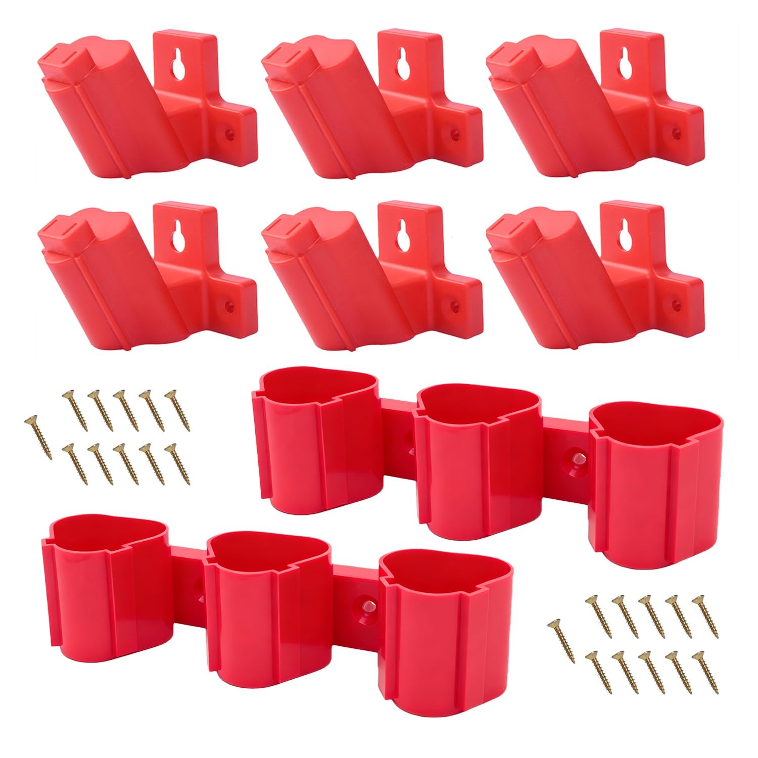 Battery Holder and Tool Holders Compatible Milwaukee M12 12V Wall Mount Plast…