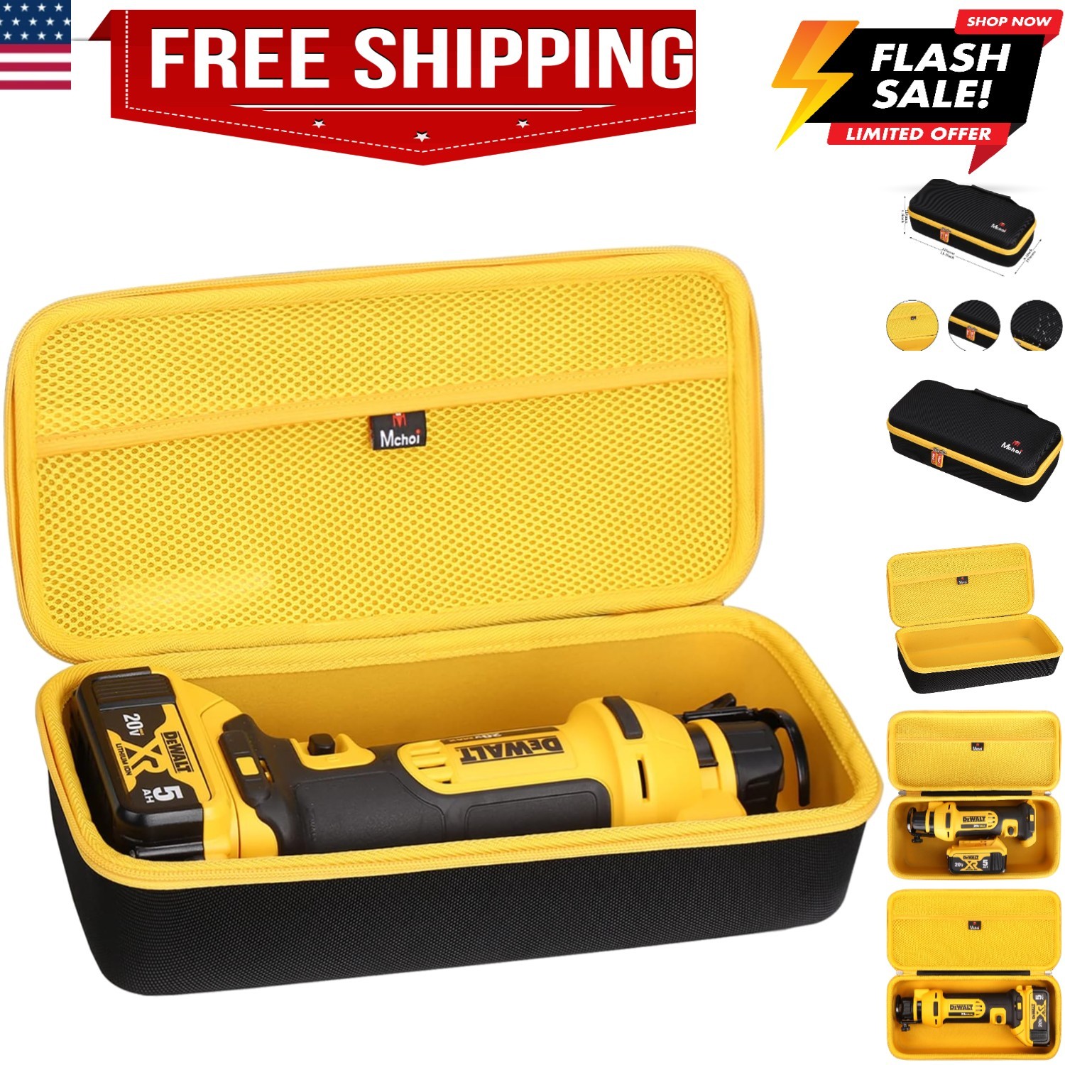 Hard Carrying Case for DEWALT 20V MAX Drywall Cut Out Tool , EVA Protective T…