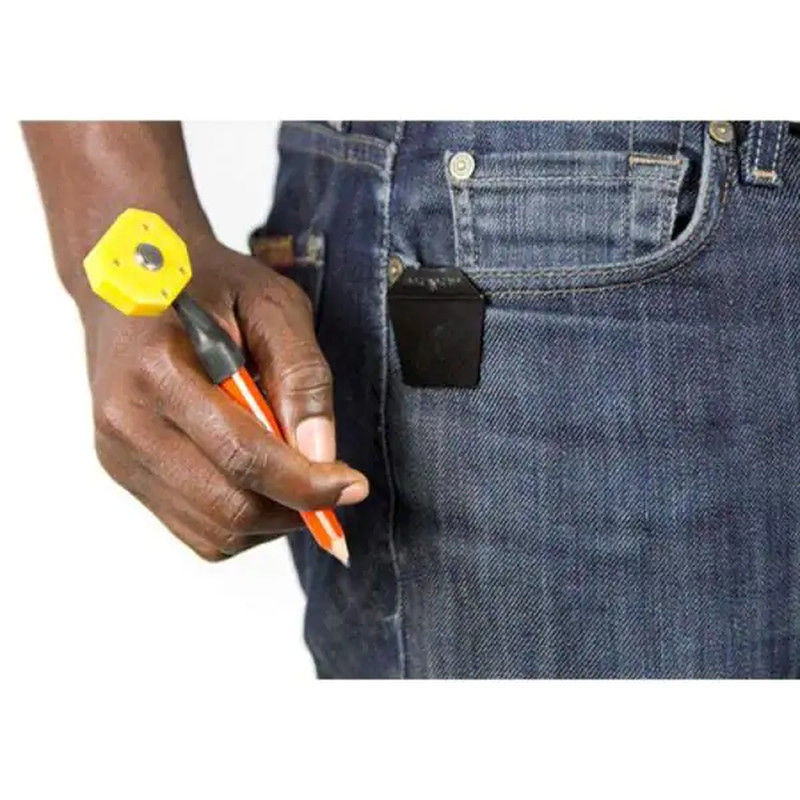 Quick Snap Magnetic Pencil Holder with Belt Clip