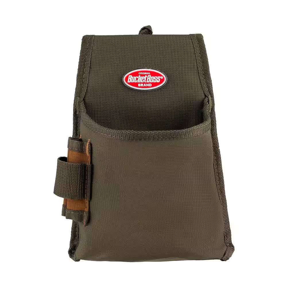 6.5 In. Single-Pocket Fastener Tool Belt Pouch with Flap Fit – Durable Utility B
