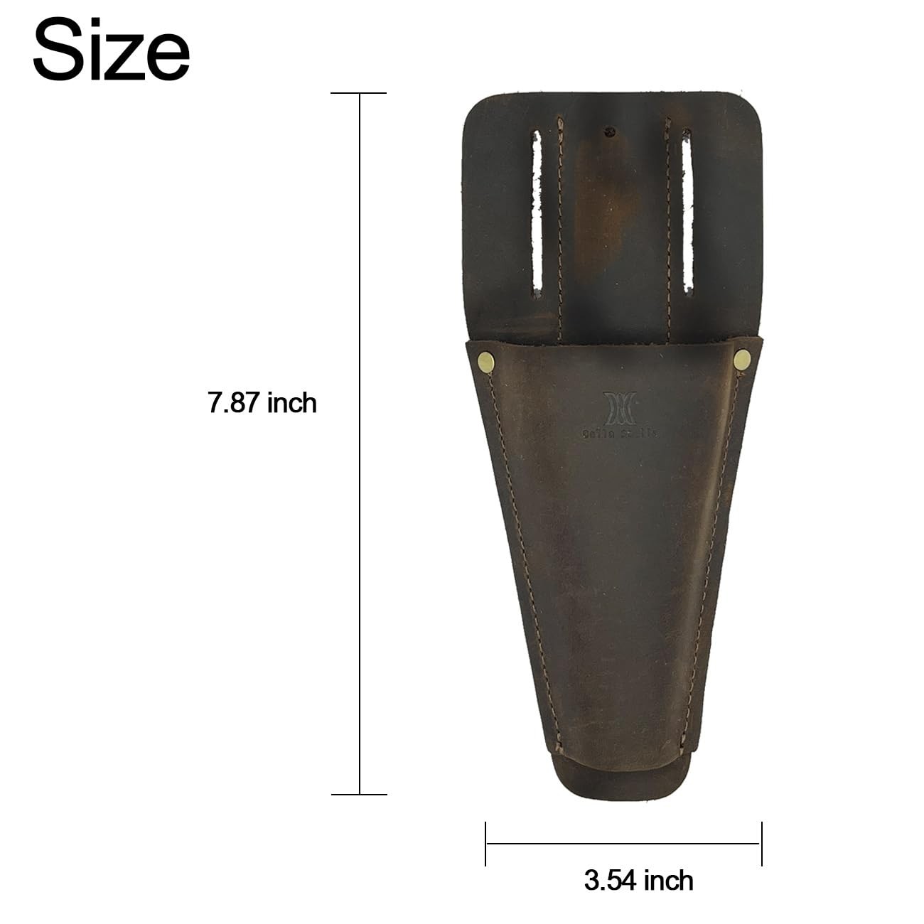 Garden Genuine Leather Pruner Sheath,Tool Holster for Gardening Pruning Shear…