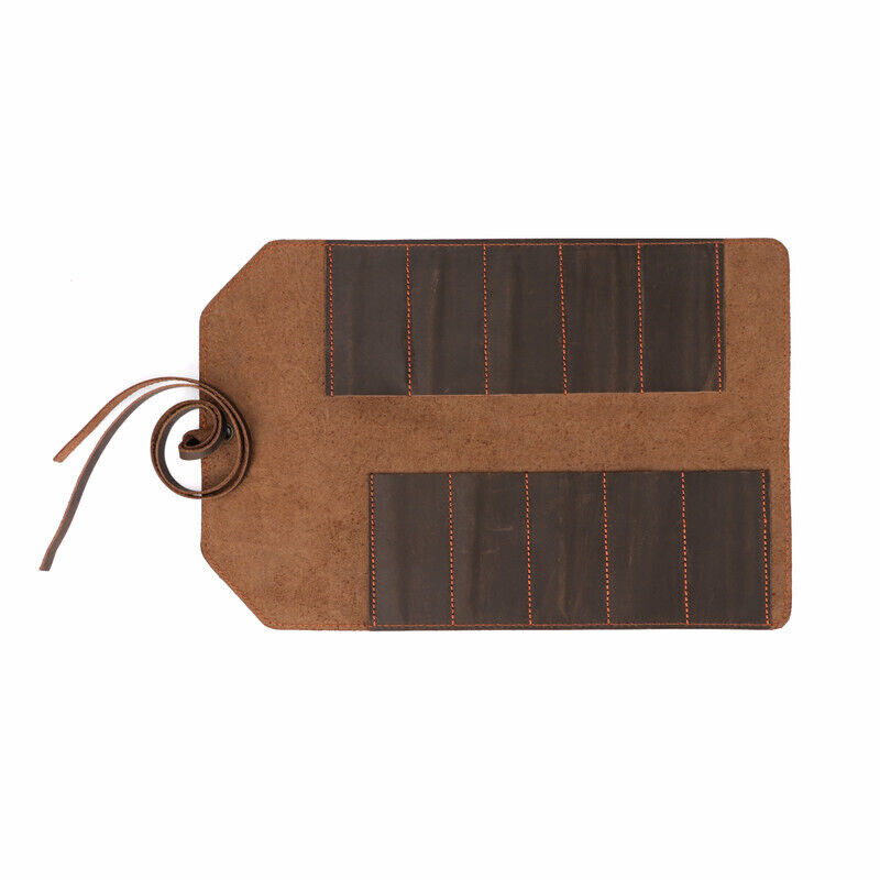 Leather Wood Carving Knives Roll Tools Organizer Knife Carrier Pouch-Xmas Gift
