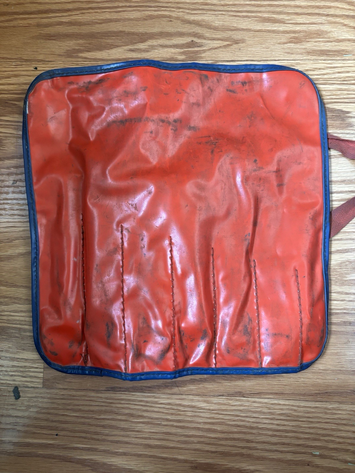PROTO 2404 Small Tool Pouch Red/Blue Plastic Organizer Made in USA