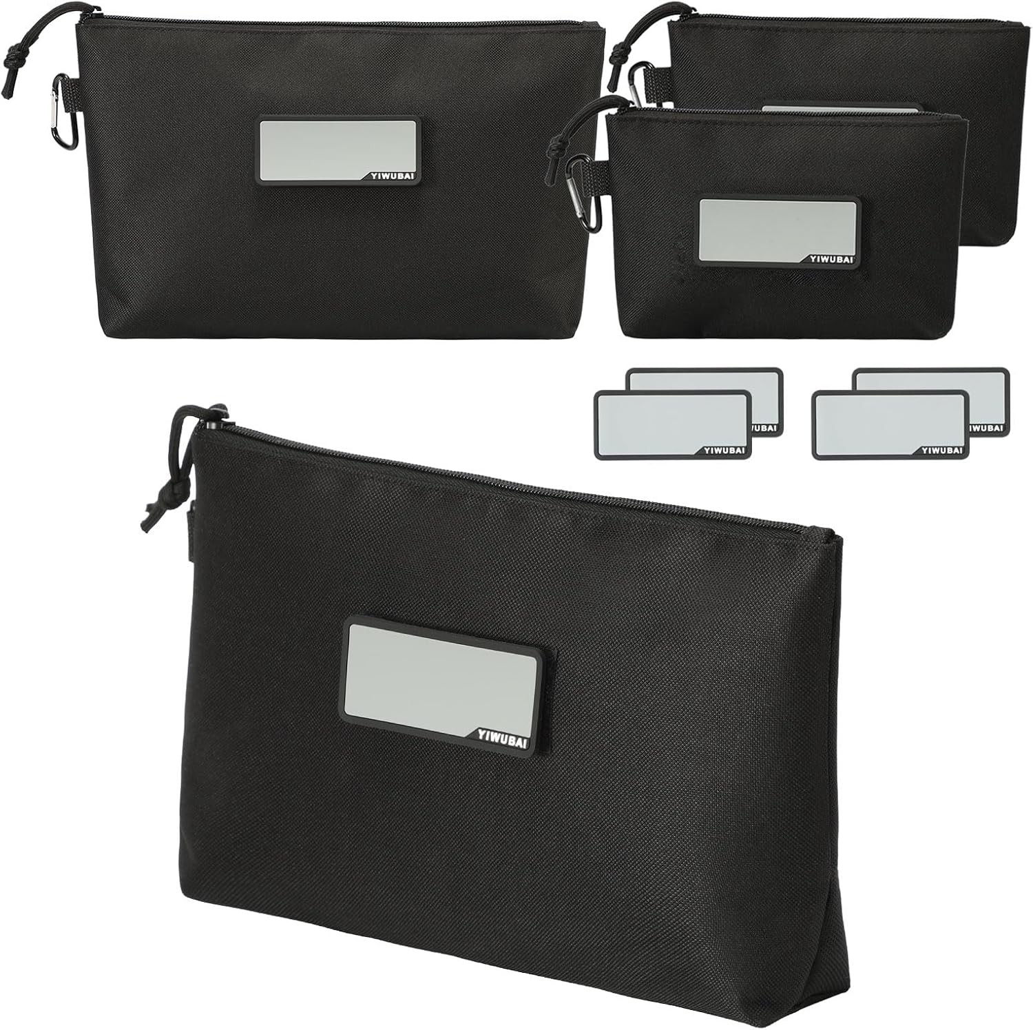 4-Pack Tool Pouch Zipper Bag,Multipurpose Storage pouch,Small Tool Bag,Tactic…