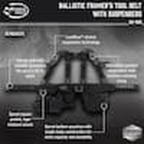 DEAD ON TOOLS Ballistic Framers Tool Belt DO-BSR – Black