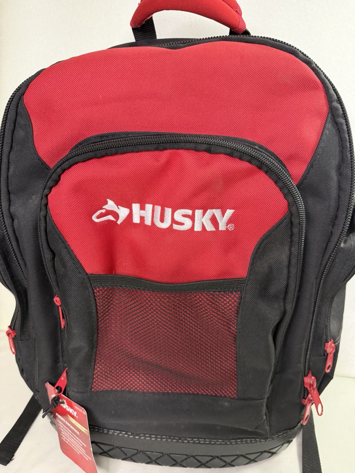 Husky Jobsite Backpack Tool Bag 16”x7”x19” With Tag 1002 975 153