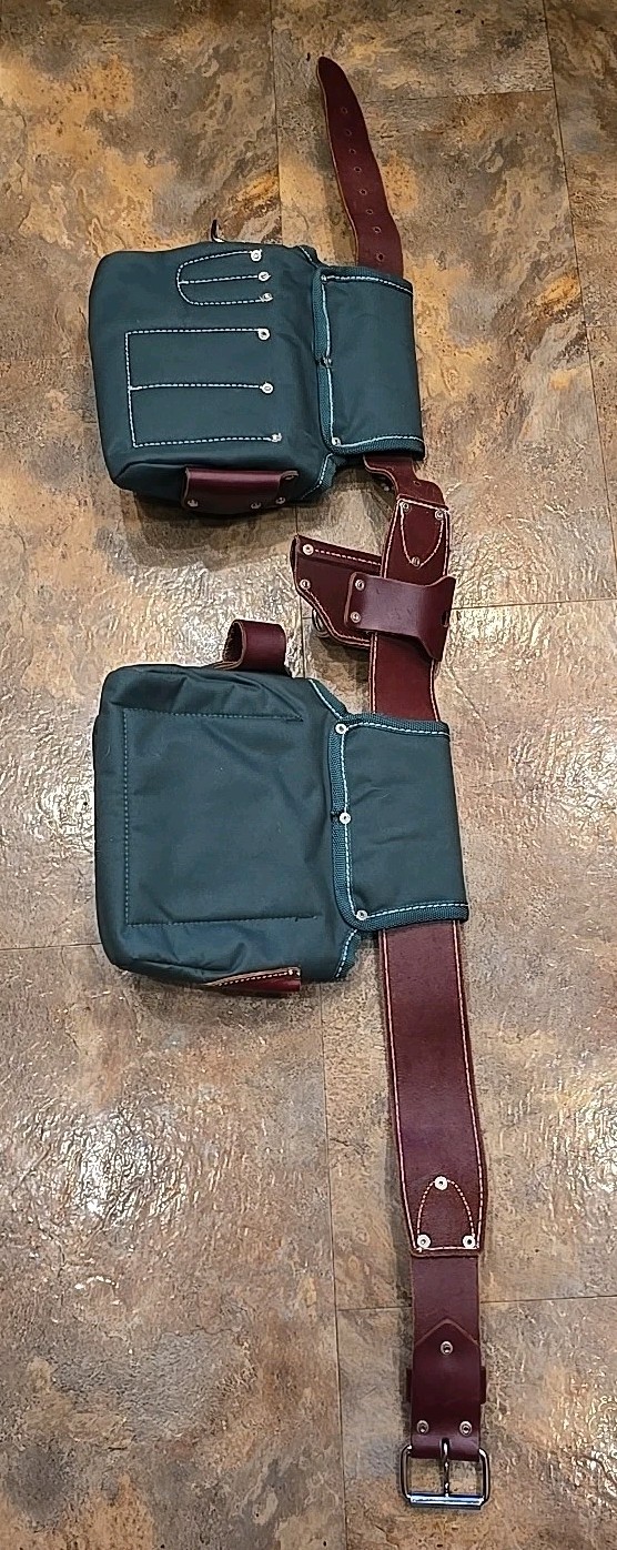 NUTUCH Nylon and Leather Tool Belt Carpenter Tool Belts Electrician