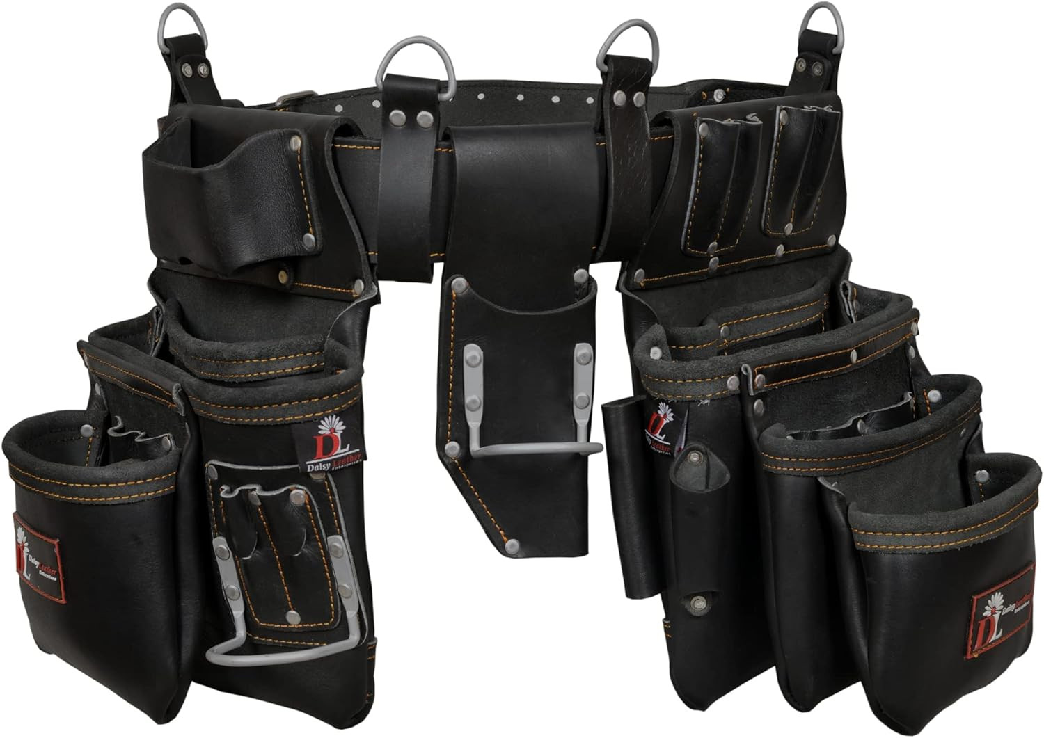 Daisy Leather PRO DL-101 Oil Tanned Premium 25 Pockets Heavy Duty Tool Belt, Car