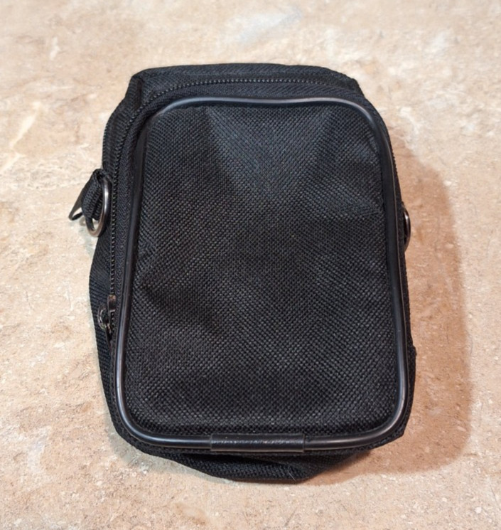 New Multi Tool Pouch Bag Screwdrivers Scissors Pens Belt Thru Black 6.5″ x 4″