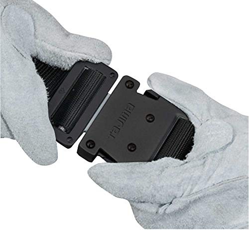 BWBM125-BK New Tajima Body Belt Aluminum Onetouch Buckle M Size Bwbm125Bk From