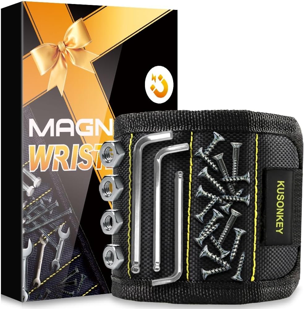 Magnetic Wristband Tool Holder 15 Strong Magnets Screw Holder for Electrician