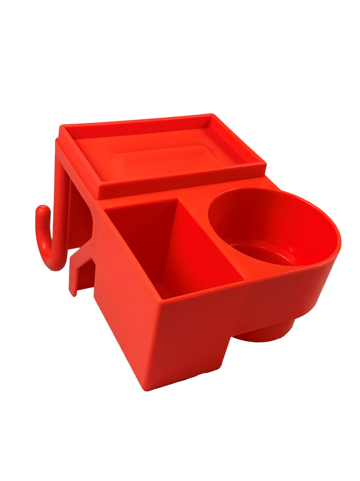 The 4N1 Bucket Truck Tool Organizer with Flat Rack Tray, Cup Holder and Storage