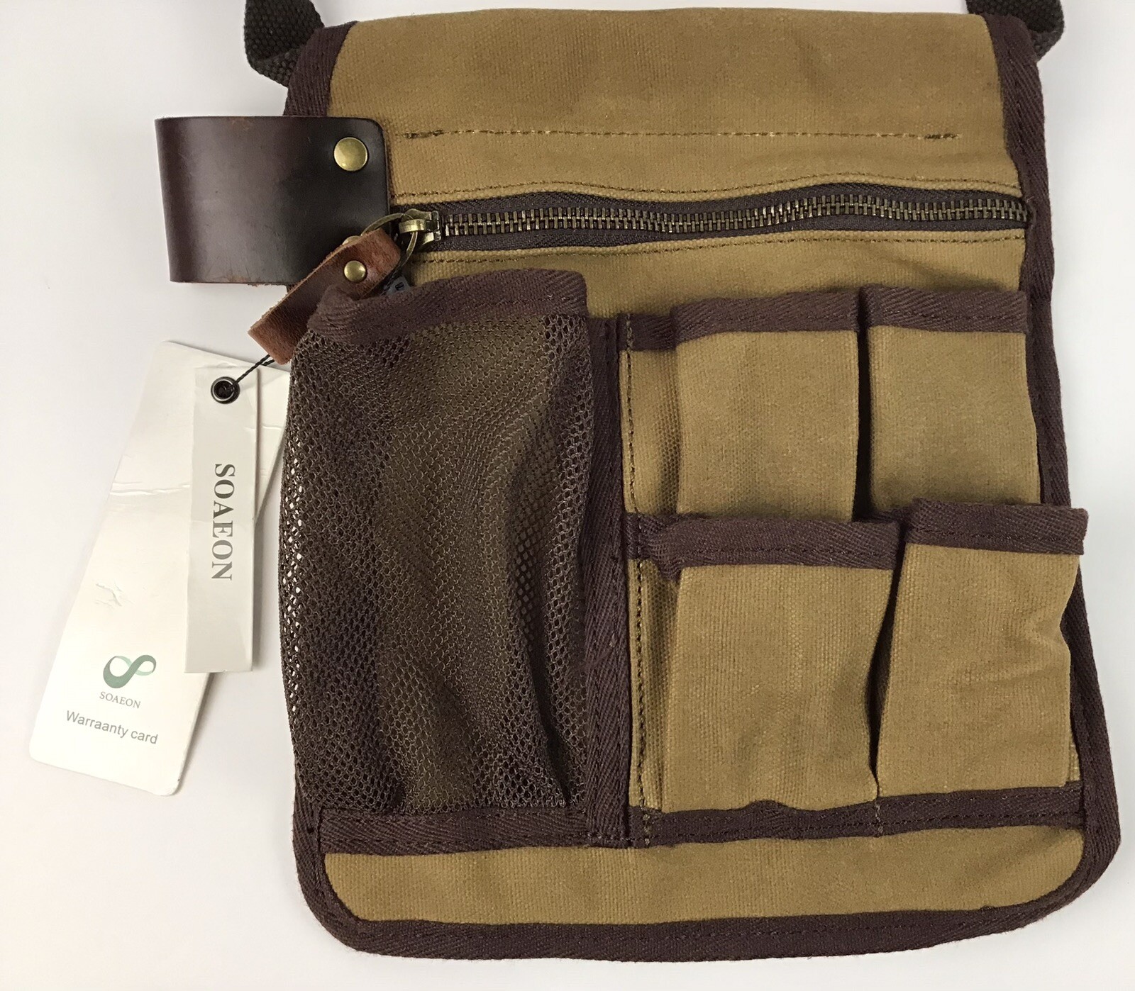 Multipurpose Tool Waist Bag Pouch Canvas Pocket Belt Hardware Toolkit Holder Bag