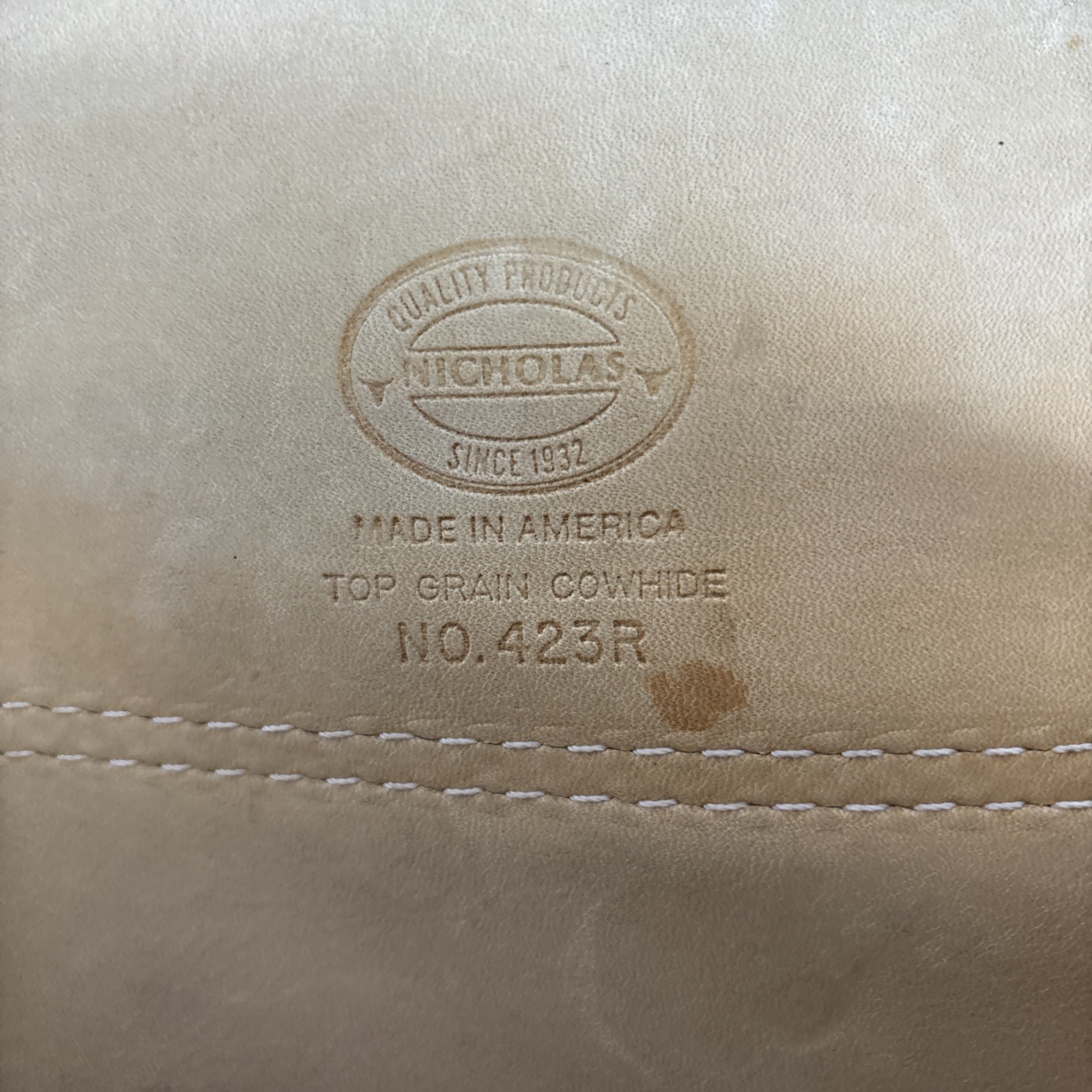 2 QTY Nicholas Tool Pouch No. 423R Top Grain Cowhide Made In America EUC USA
