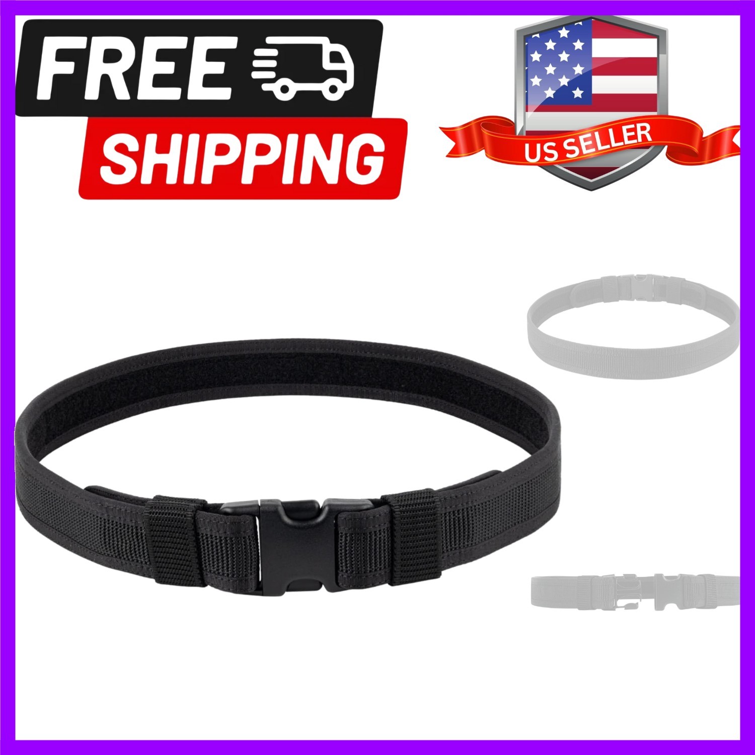 Utility Tool Pouch Belt Security EMS EMT Men Women 1.5″ Work Duty Belt for Ai…