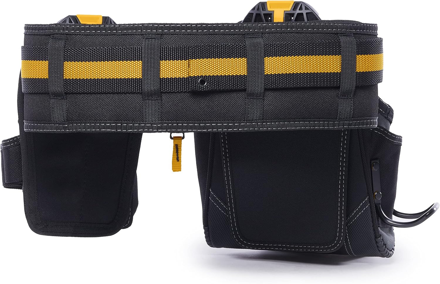 Cliptech – 3-Piece Handyman Tool Belt Set, TB-CT-111-CP | 2 Tool Pouches, Padded