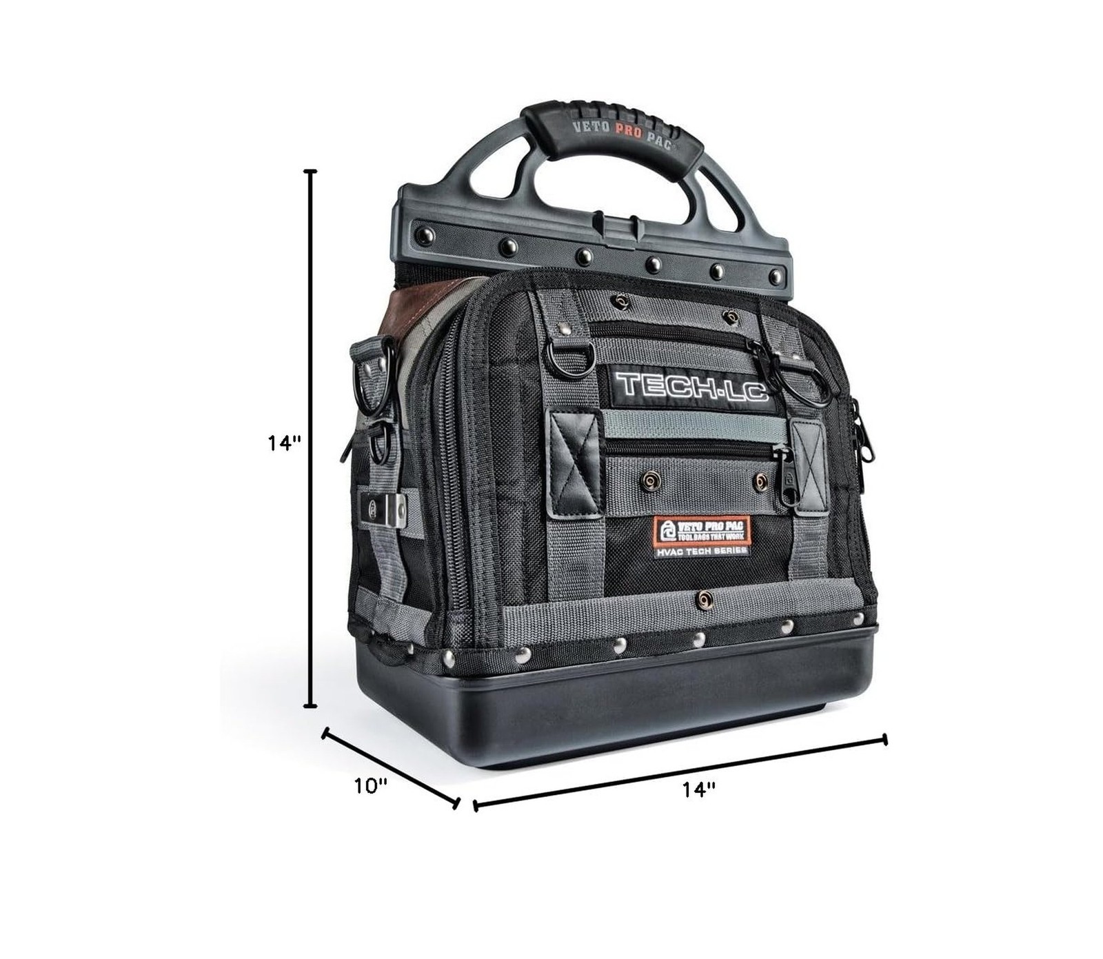 Veto Tech LC Tech Large Tool Bag , Black