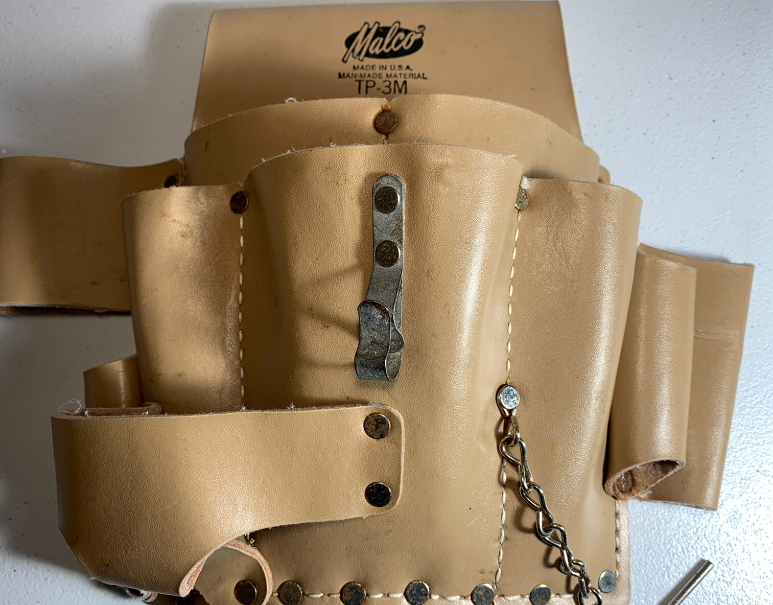 MALCO TP-3M TOOL BELT USA MAN MADE MATERIAL