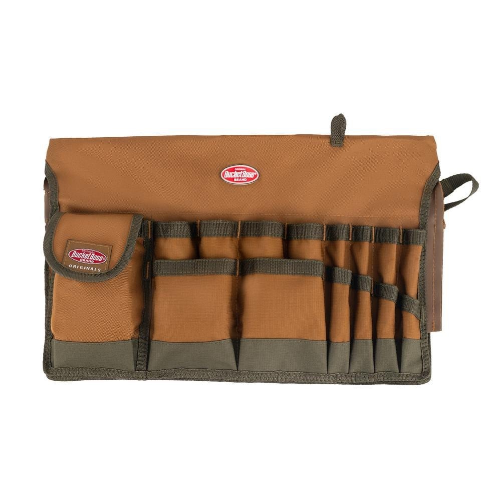 BUCKET BOSS Tool Organizer for 5 Gal. Bucket – Brown – 30 Storage Pockets