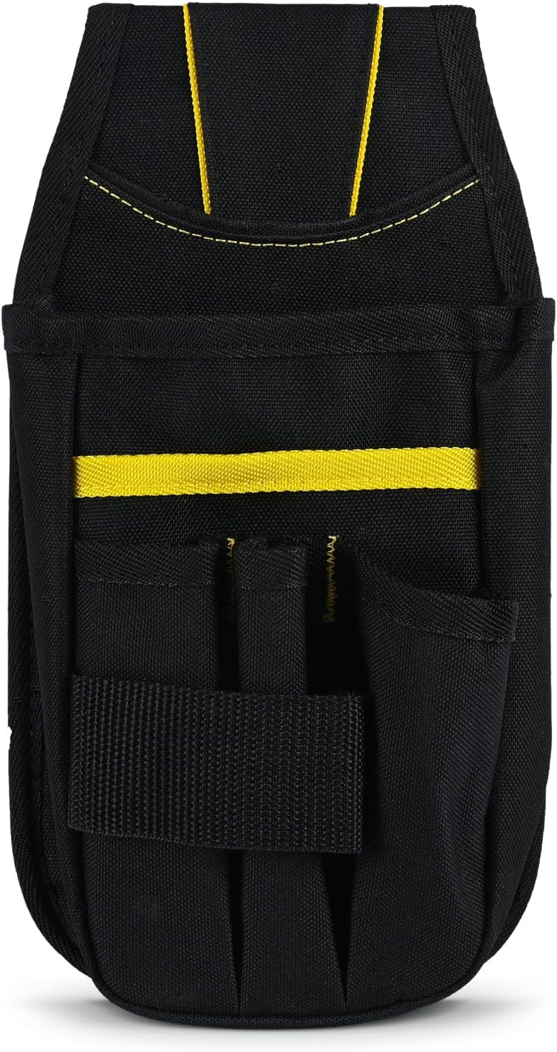 Black Tool Organizer Pouch – Durable, Heavy-Duty with Slip Closure Design