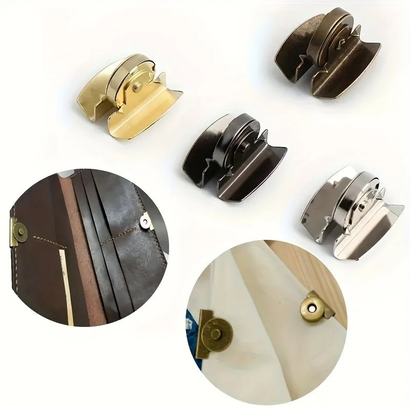 8PCS Magnetic Bag Snap Buckle Hidden Seam Free Button Accessories Set