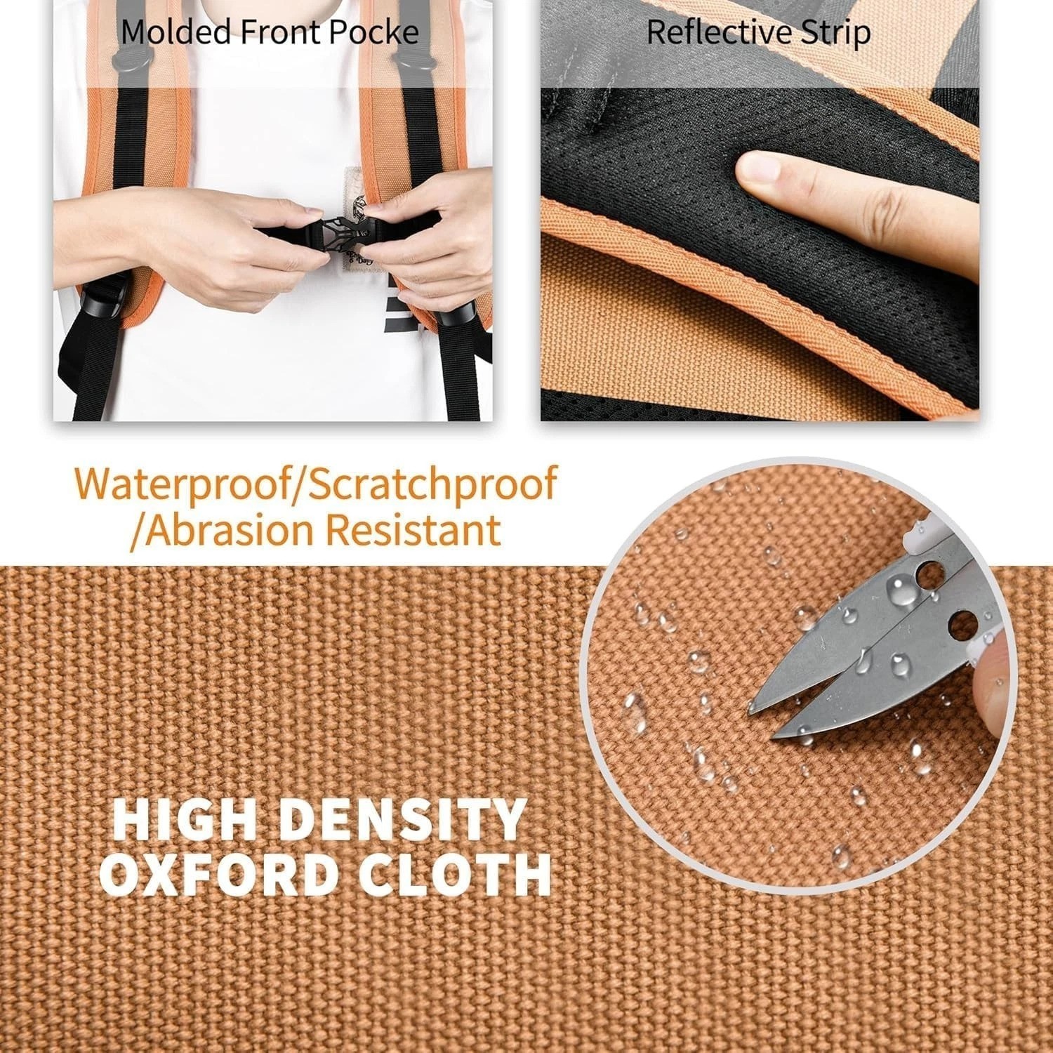 Ultimate 75 Pocket HVAC Tool Carrier with Molded Base & Adjustable Straps