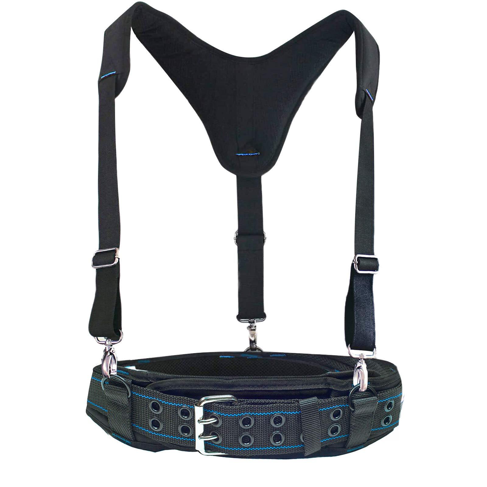 3 Inch Padded Tool Belt Work Tool Belt For Heavy Duty Workblue And Black