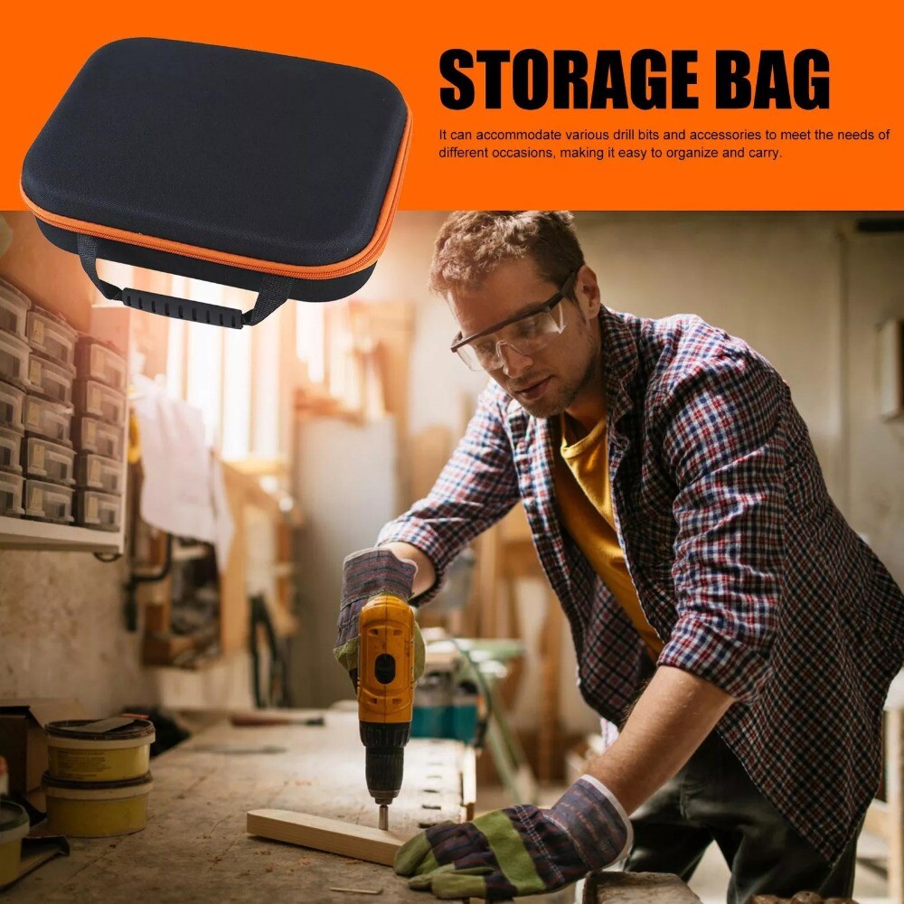 Multifunction Electric Drill Tool Storage Case Eletric Power Tool Anti-shock Bag